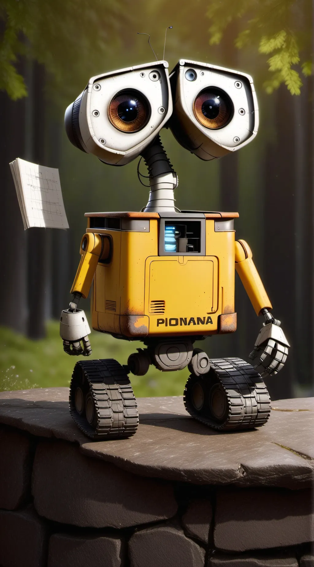 ai character:  🤖 robot 🤖 background