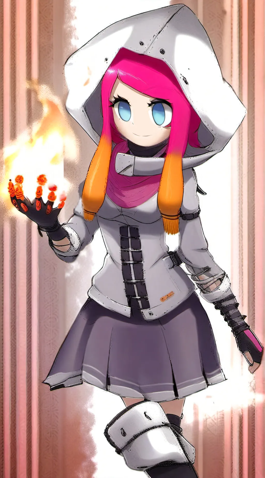 ai character: Plush duo background