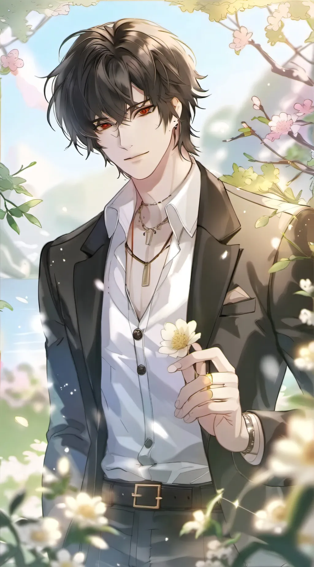 ai character: 行李 background