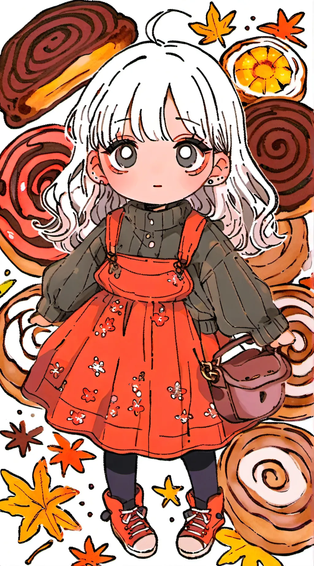 ai character: MHA toga! background