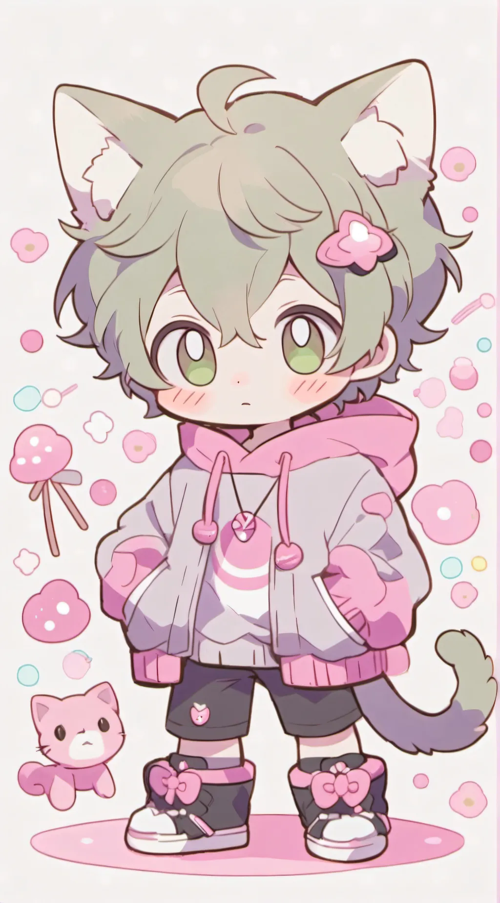 ai character: Kat background