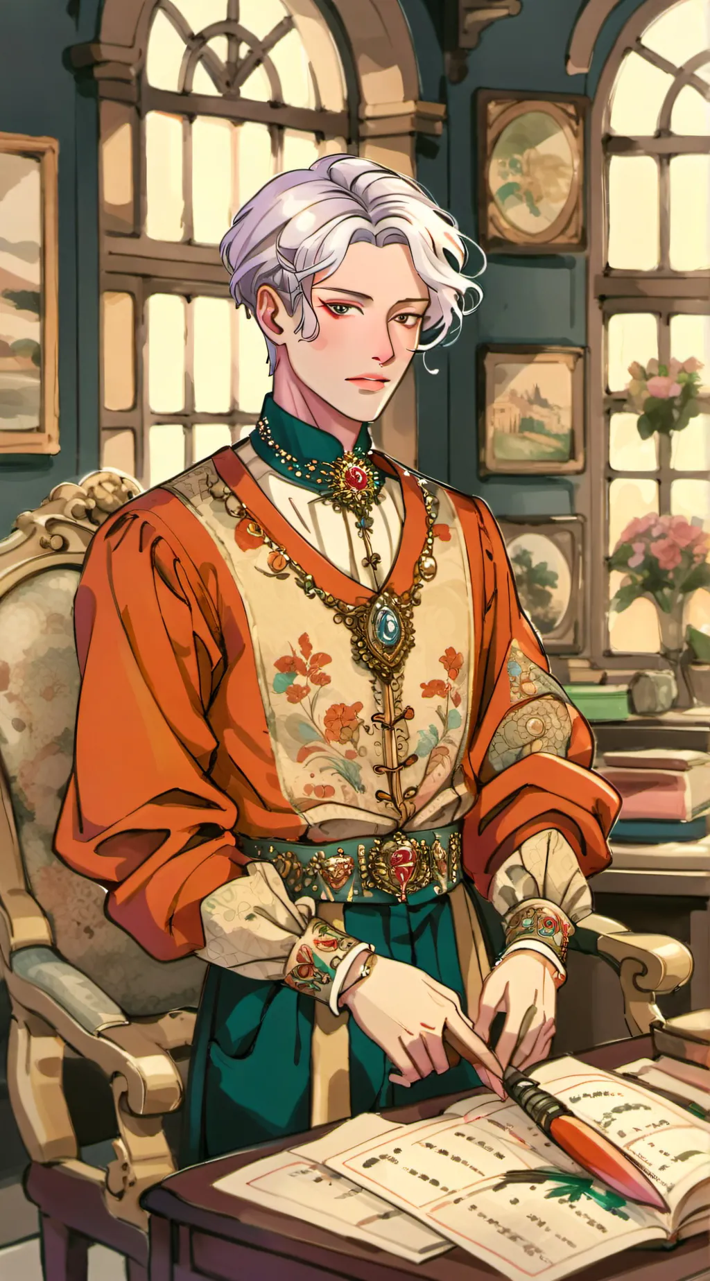 ai character: Prince Oliver background