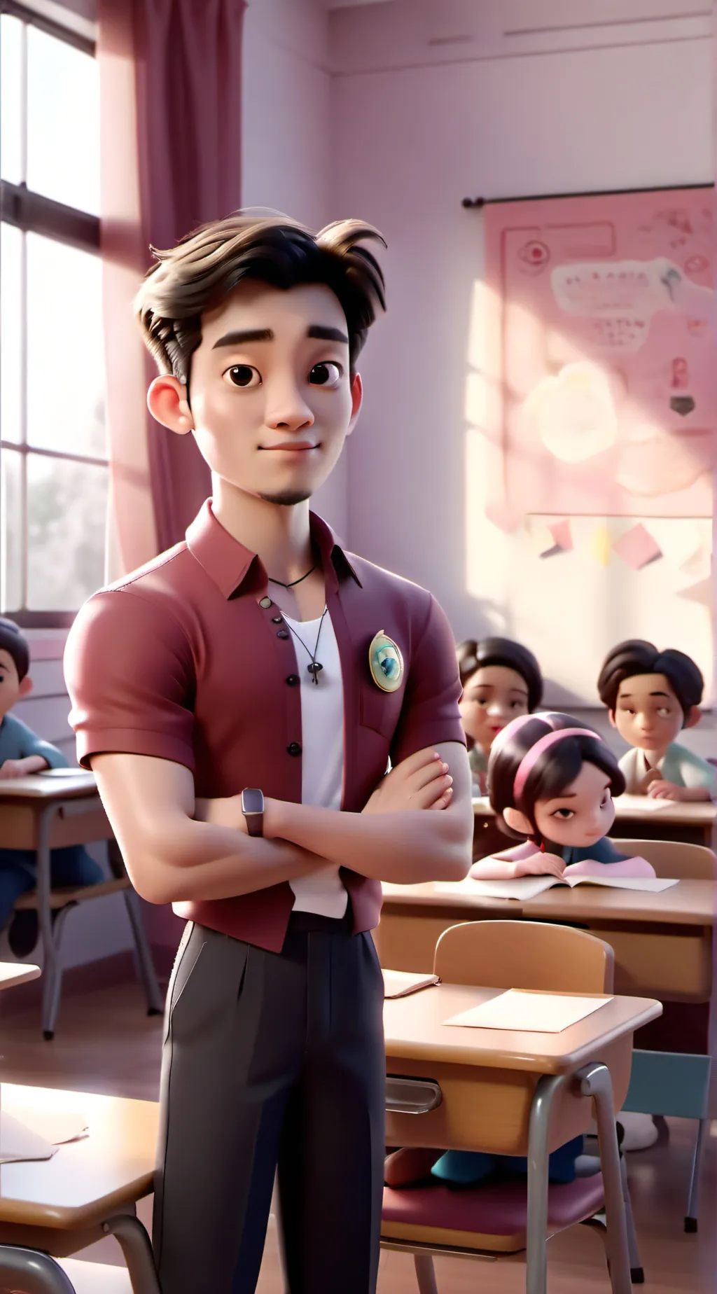 ai character: Brawl School background