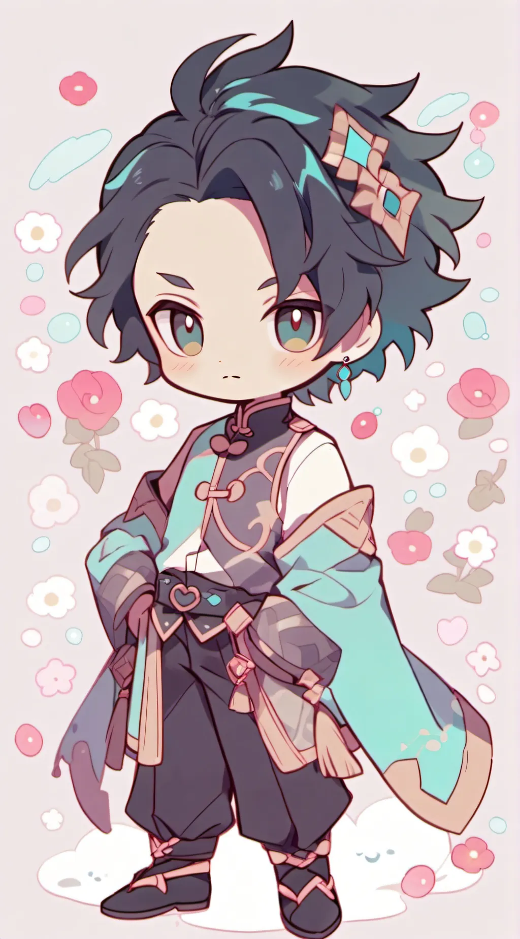 ai character: baby xiao  background
