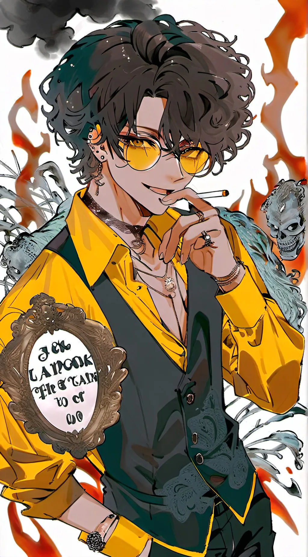 ai character: Mark  background