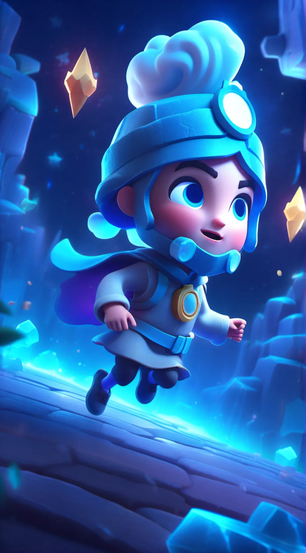 ai character: lljoej background