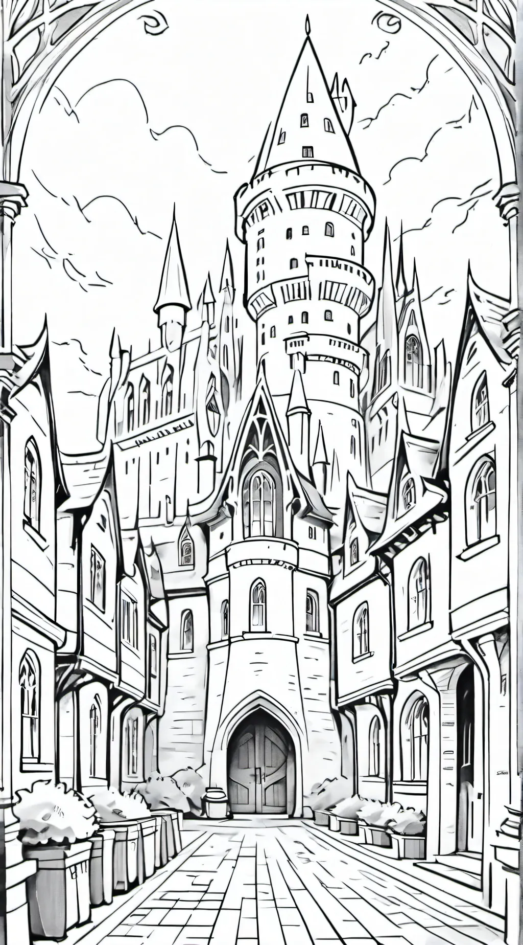 ai character: HOGWARTS AGAIN background