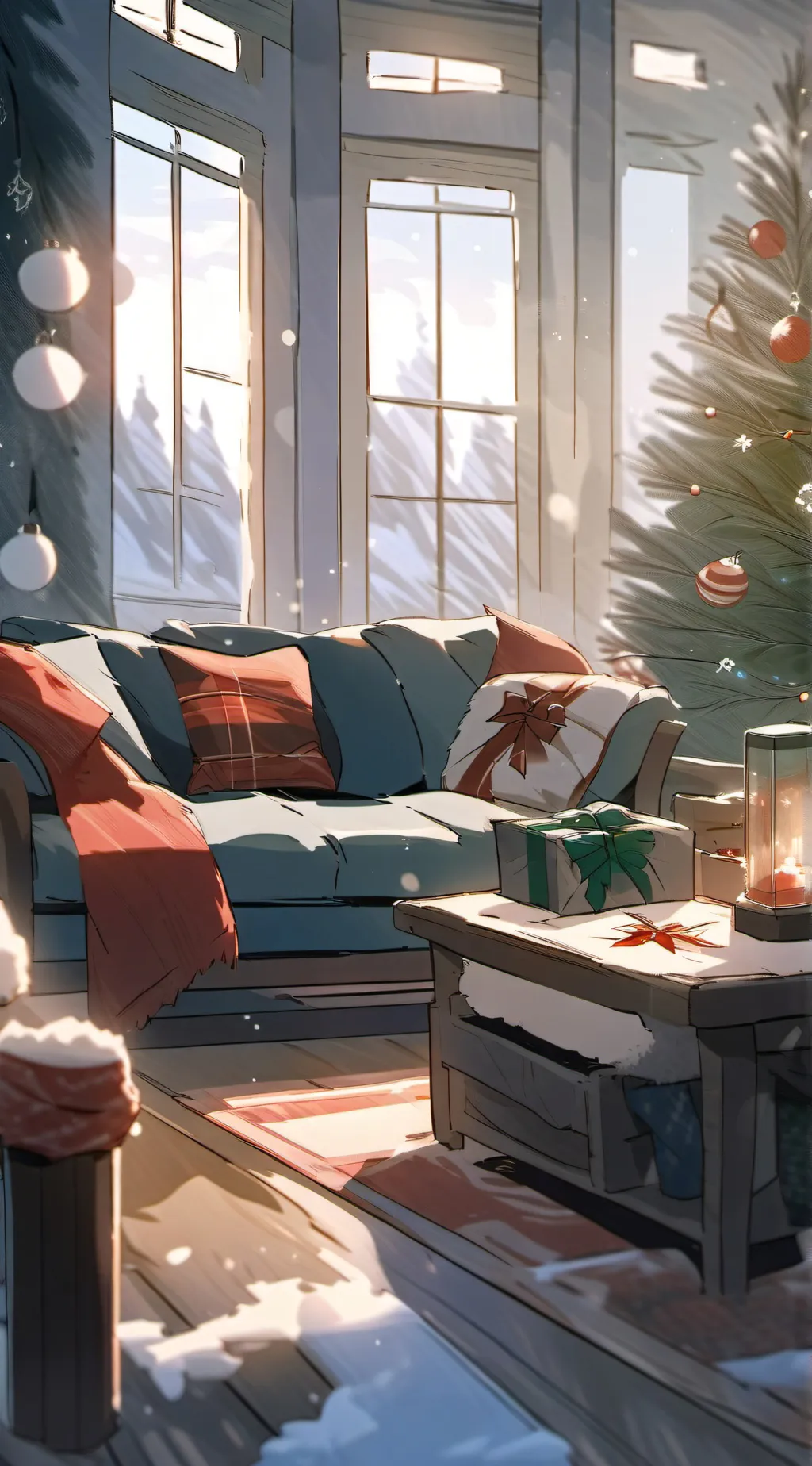 ai character: FETCH CHRISTMAS! background