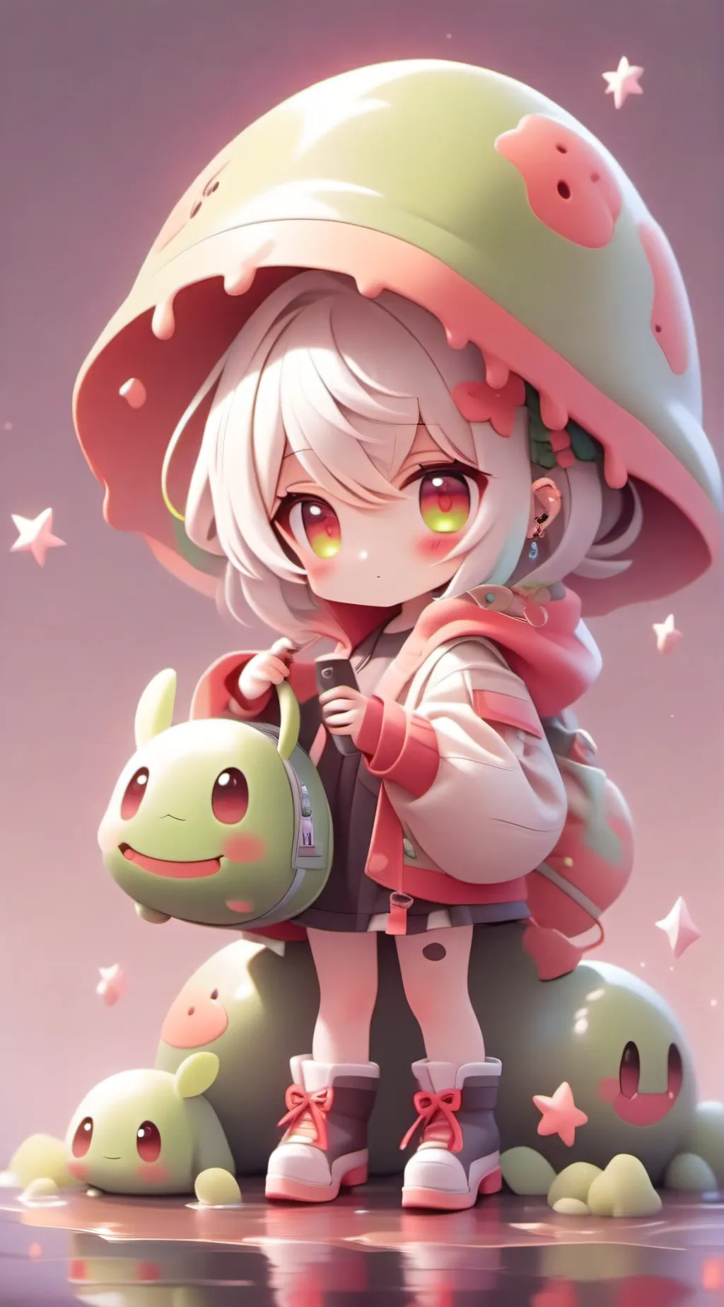 ai character: Villain attack  background