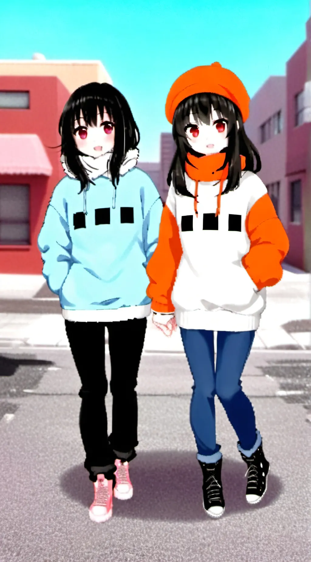 ai character: scarlet and abbey background