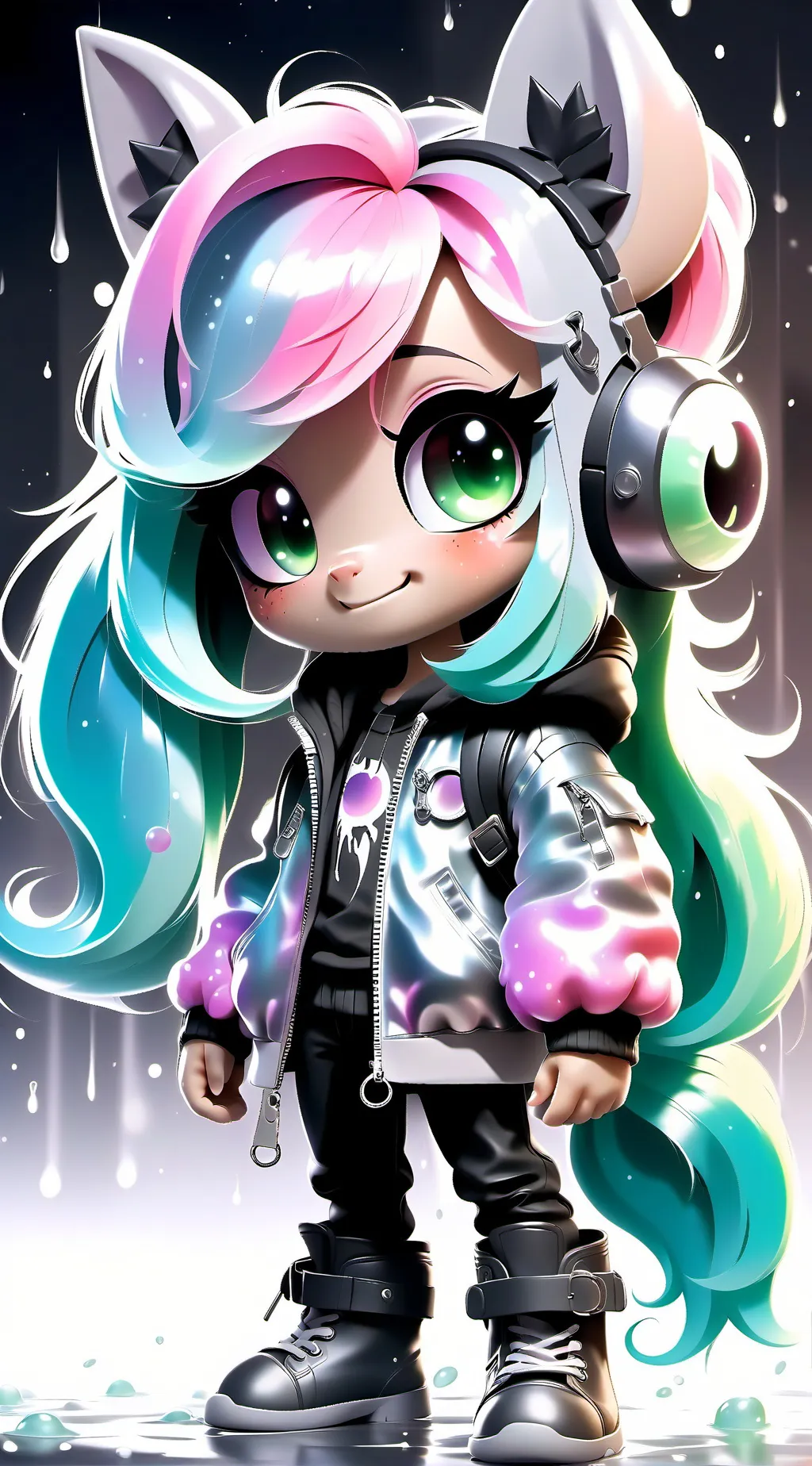 ai character: MLP Don't blush background