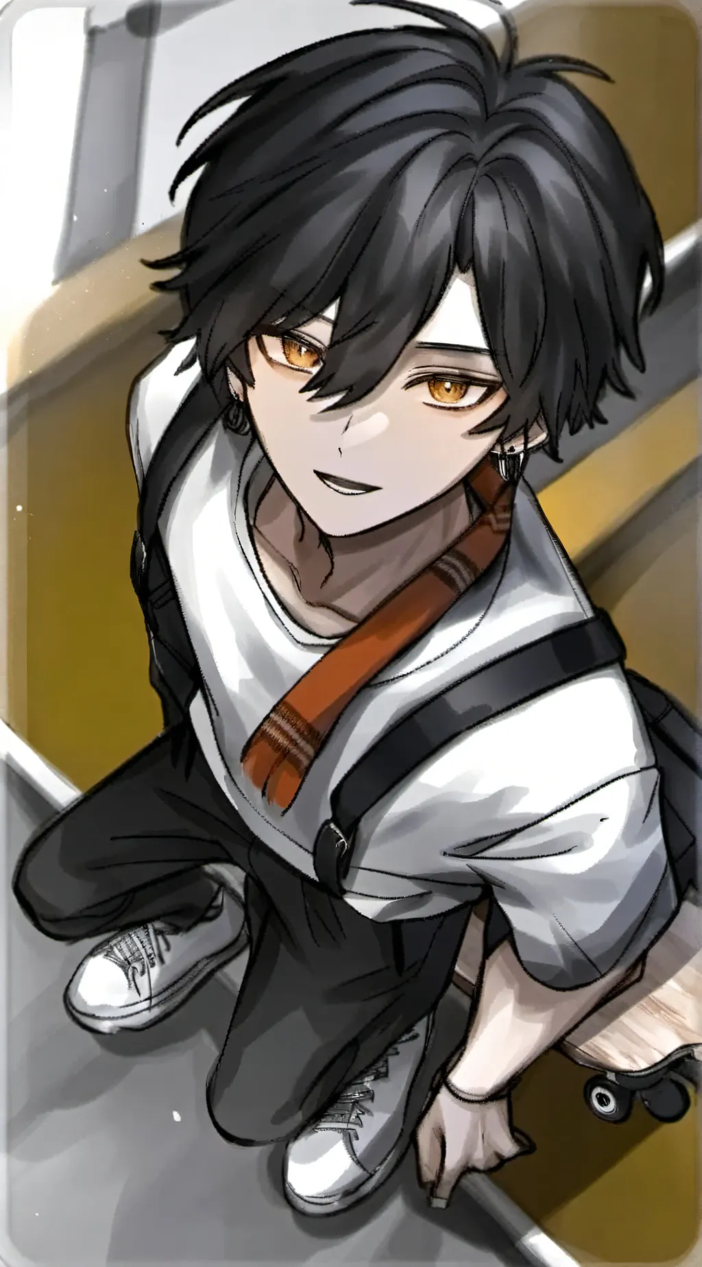 ai character: ❀Java Naj✿ background
