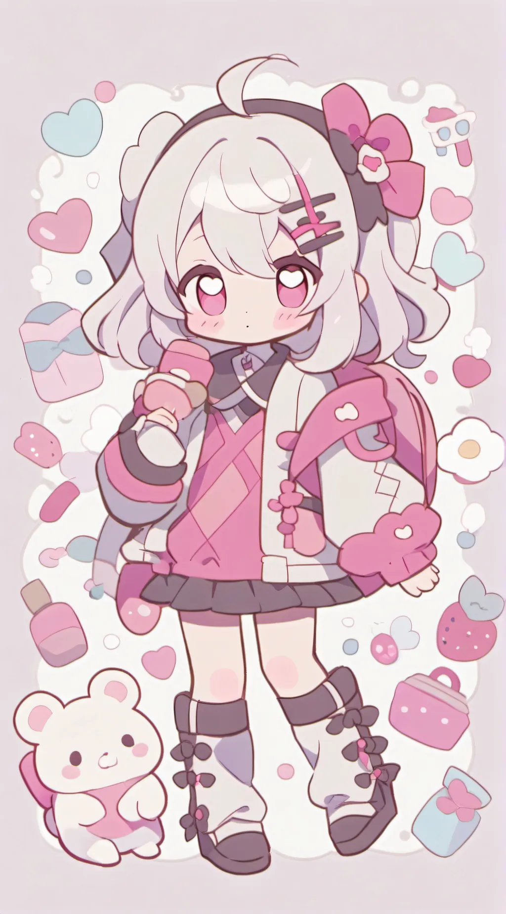 ai character: mha you so pretty  background