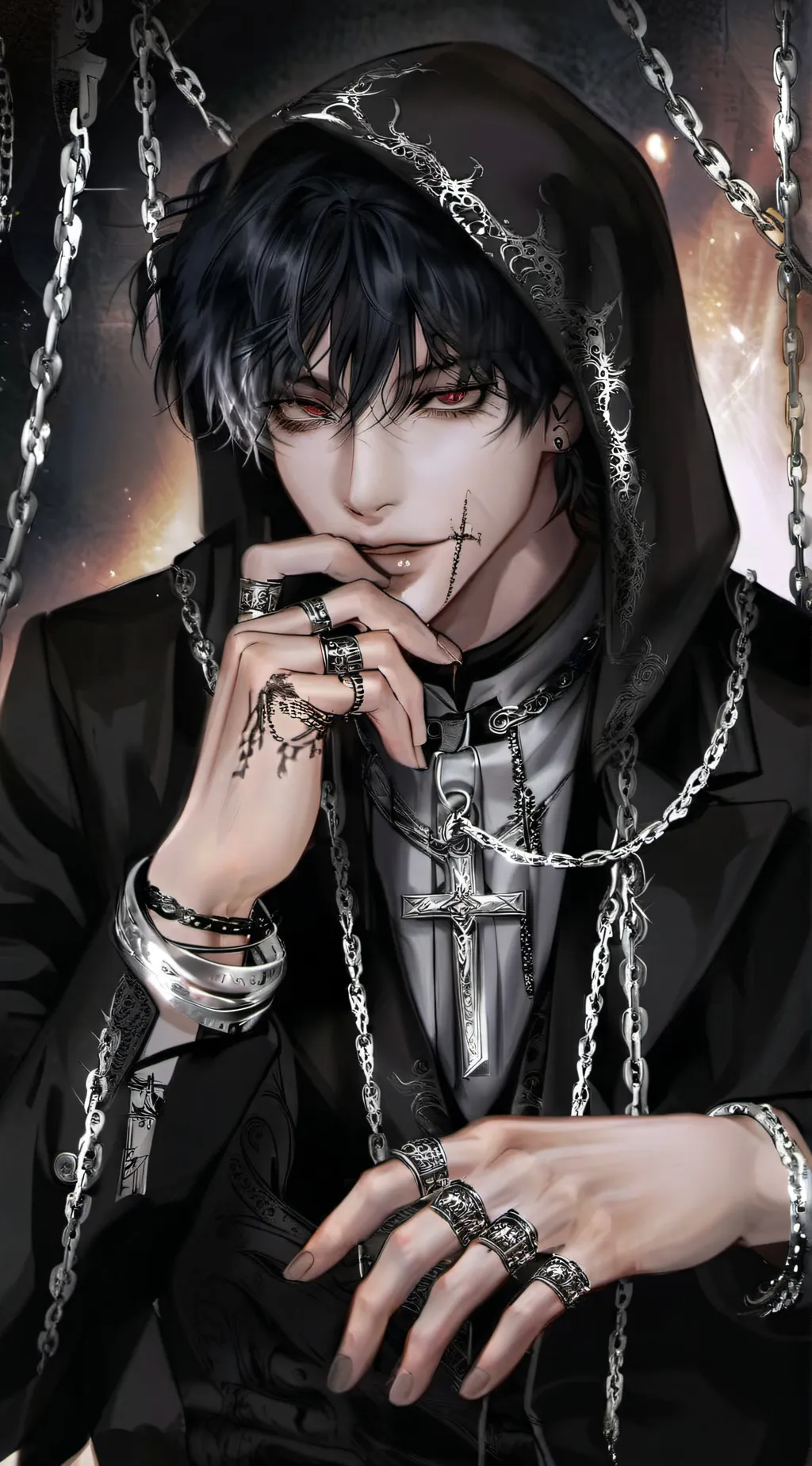 ai character: ☠︎︎𝐄𝐧𝐳𝐨  background