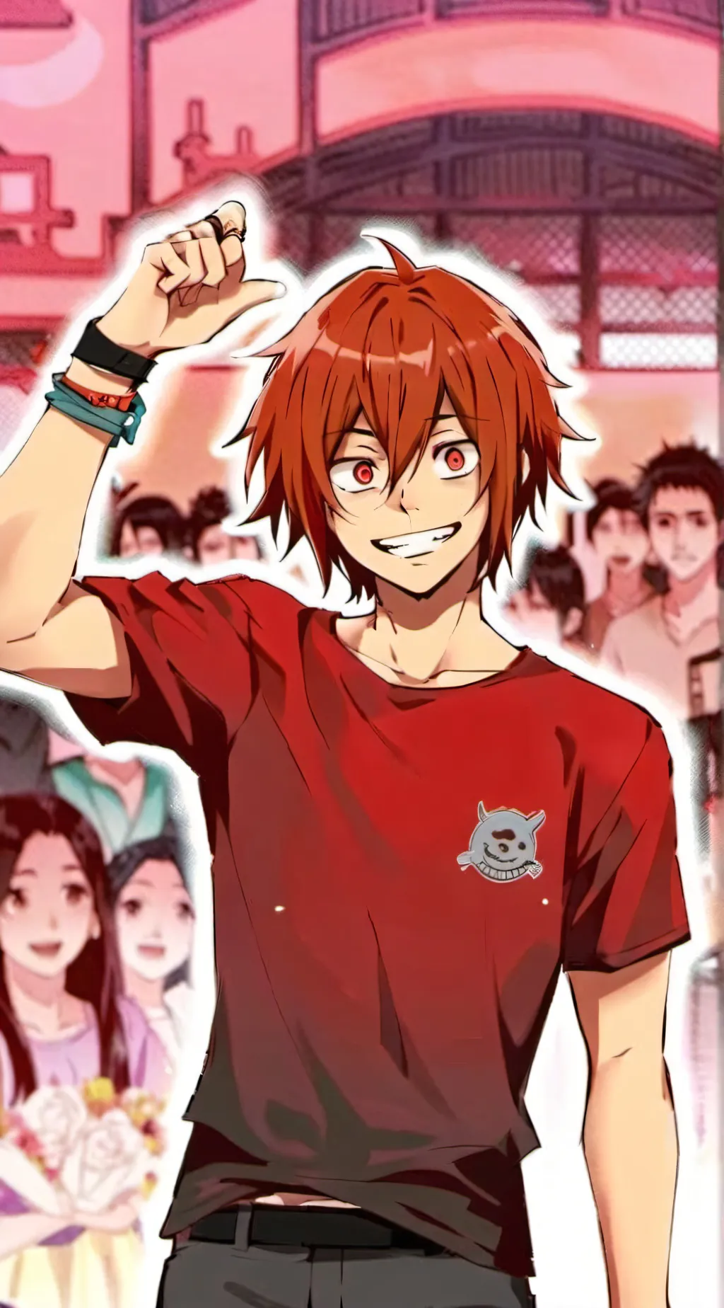 ai character: Eijirou Kirishima  background