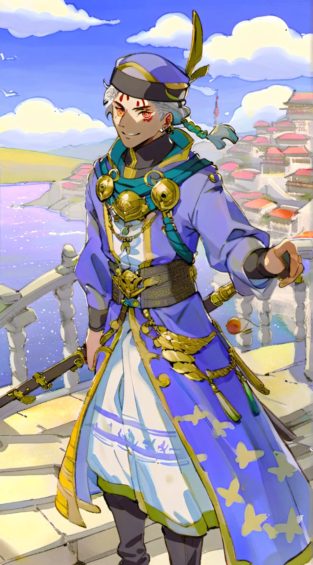 ai character: Uzui background