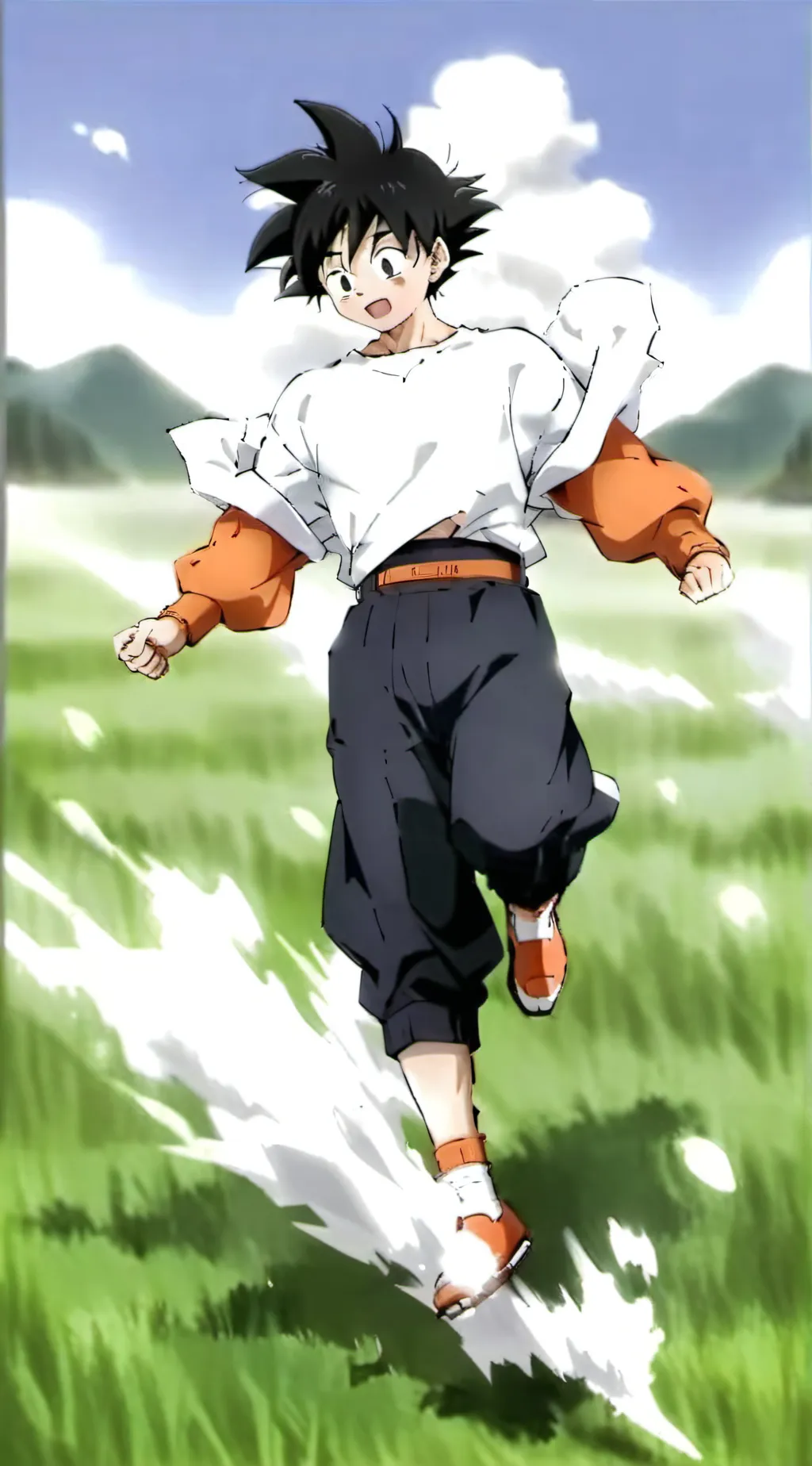ai character: Goten background