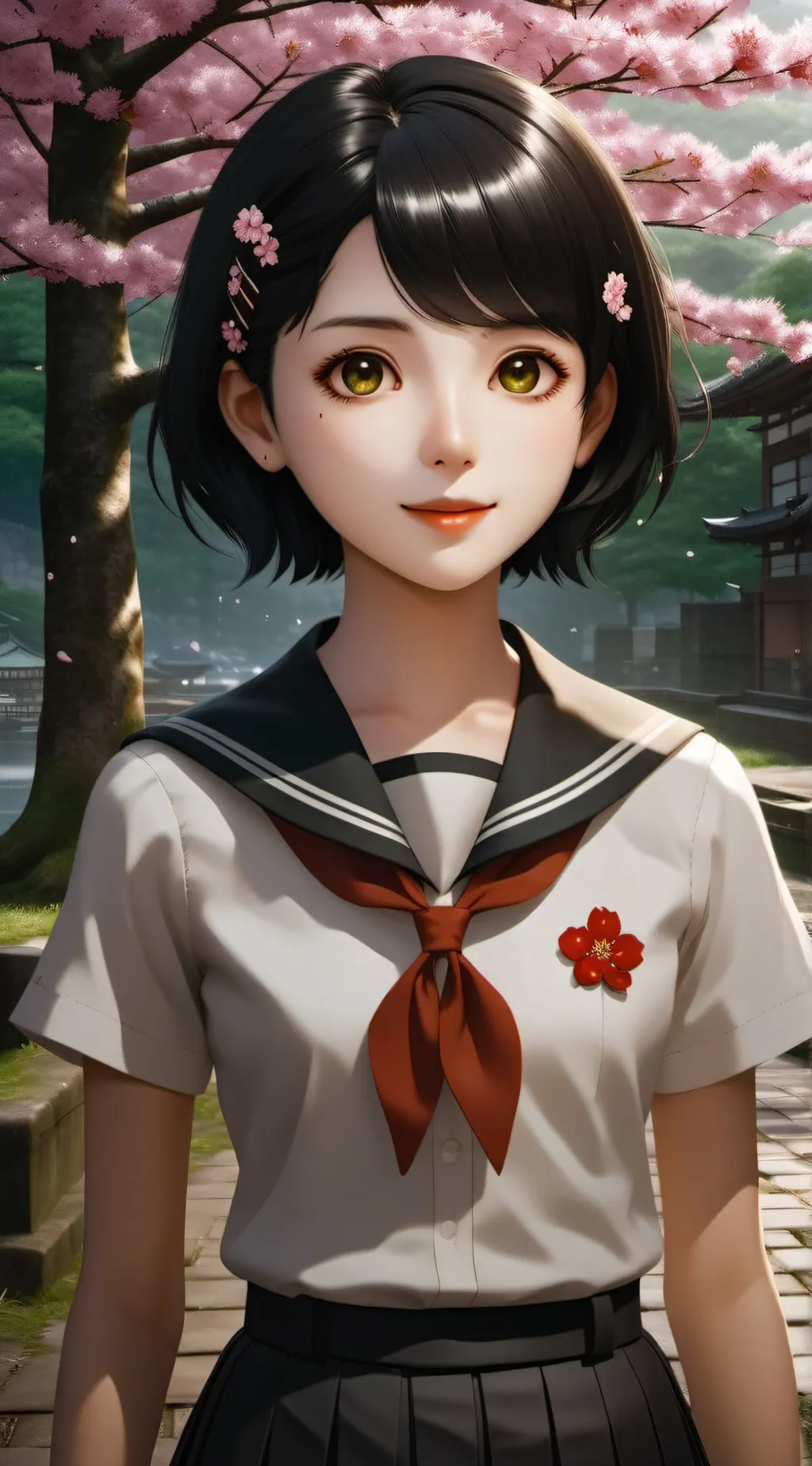 ai character: Kafuka Fuura background