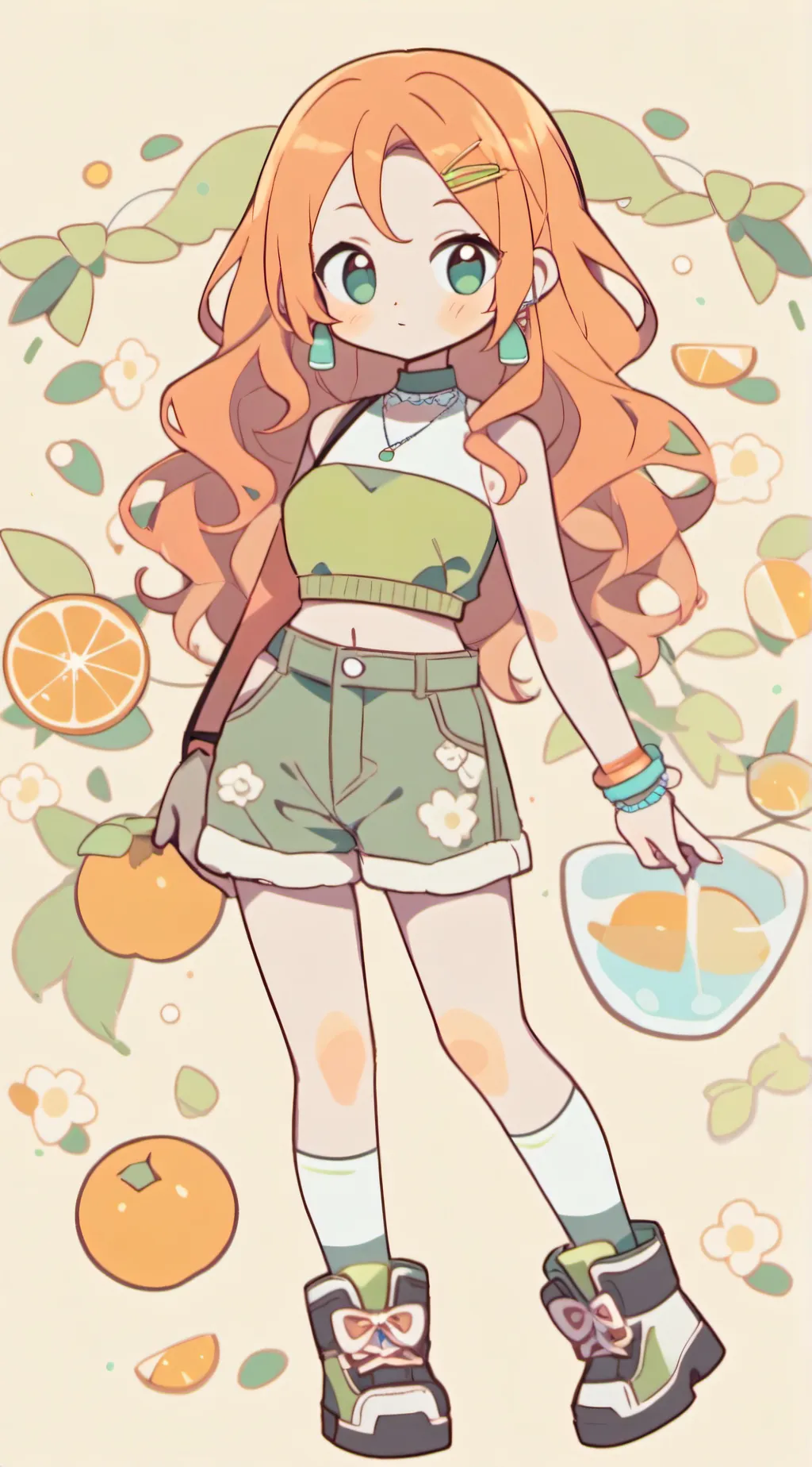 ai character: Holly Lingerbean background