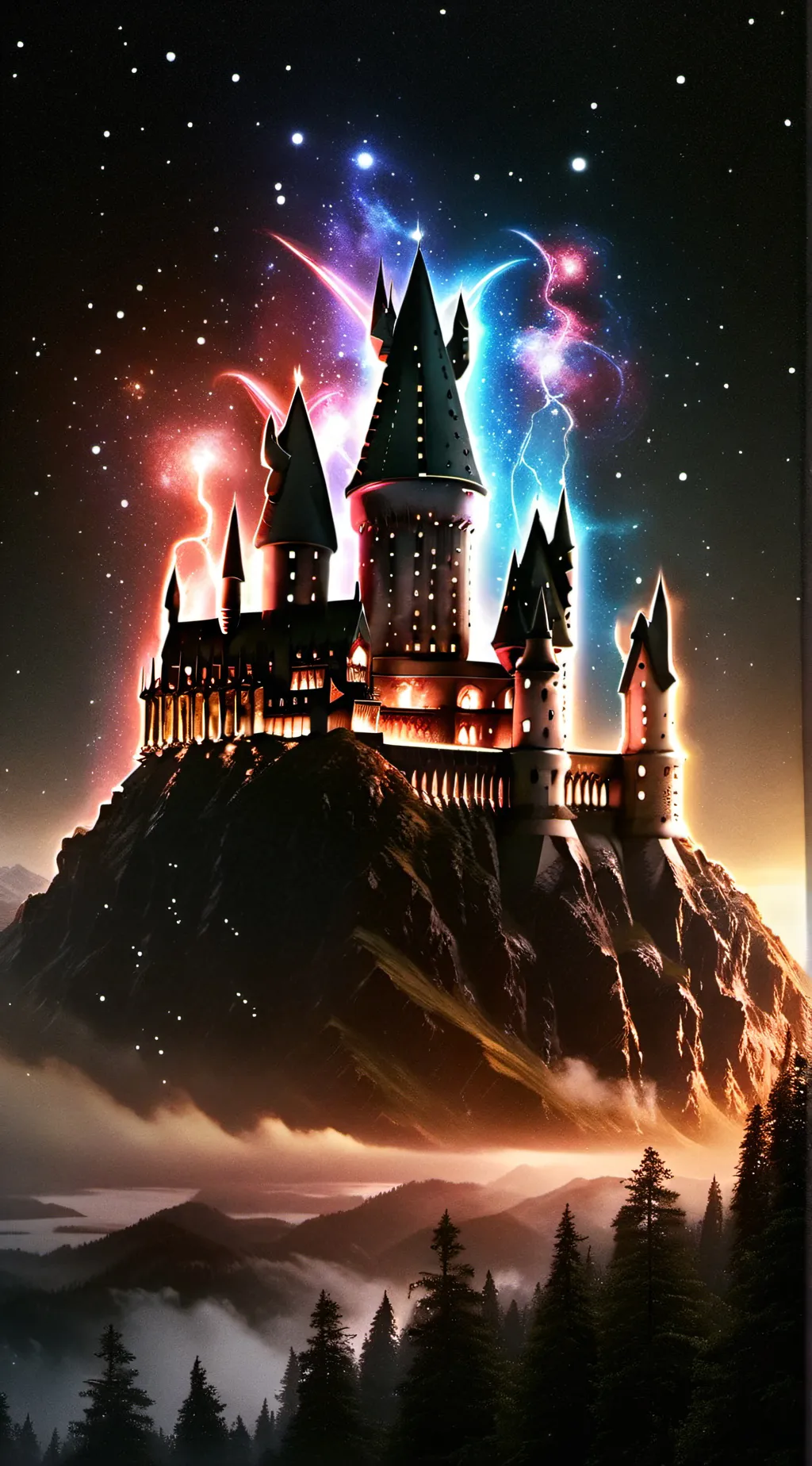 ai character: Hogwarts background