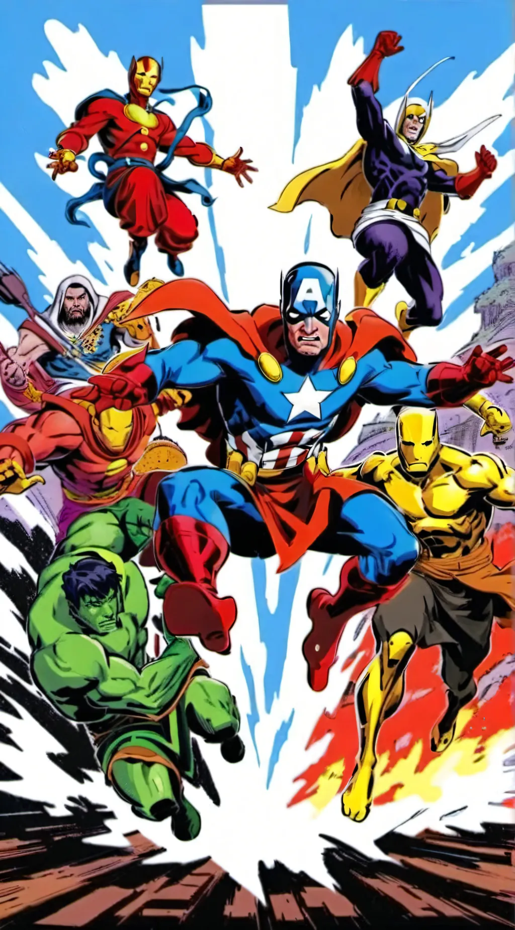 ai character: Marvel battleworld background