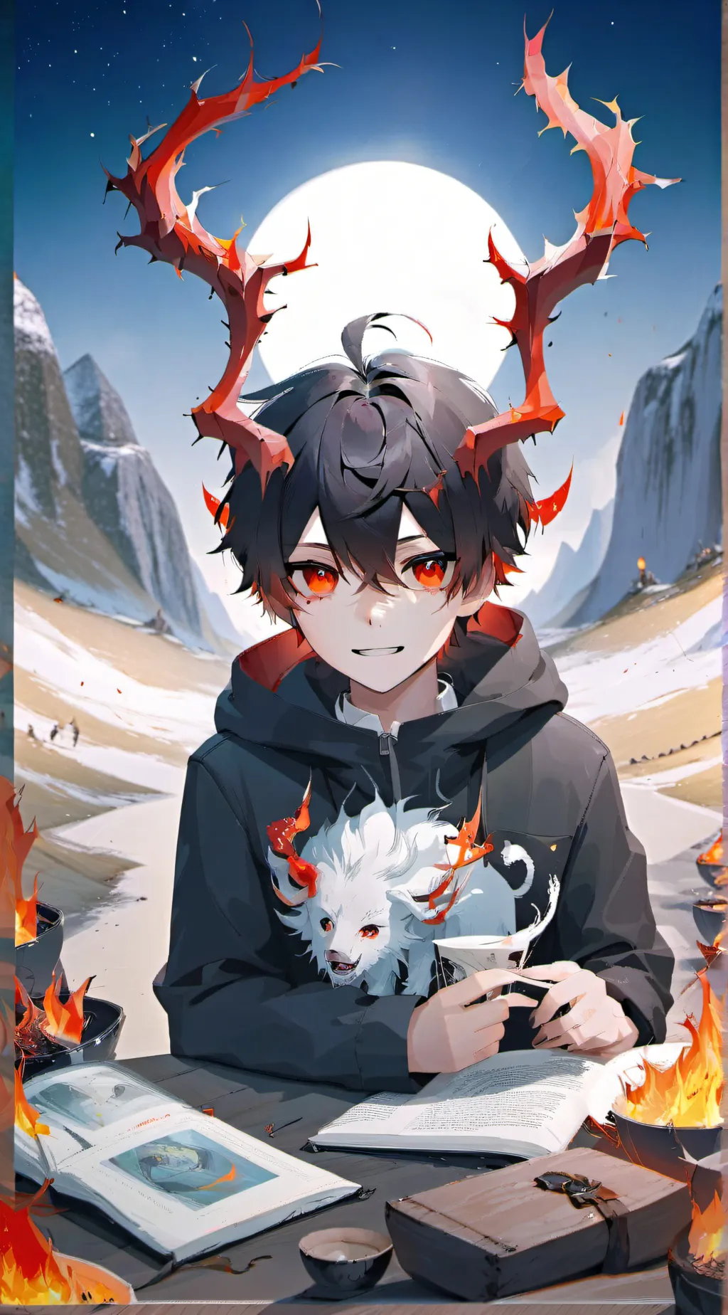 ai character: Zack  background