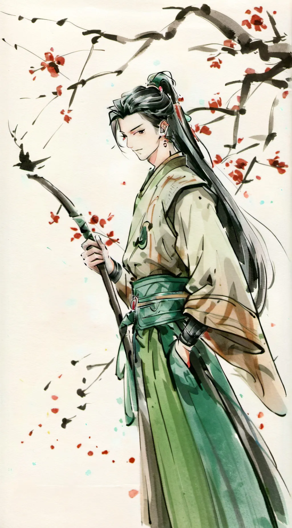 ai character: demon slayer background