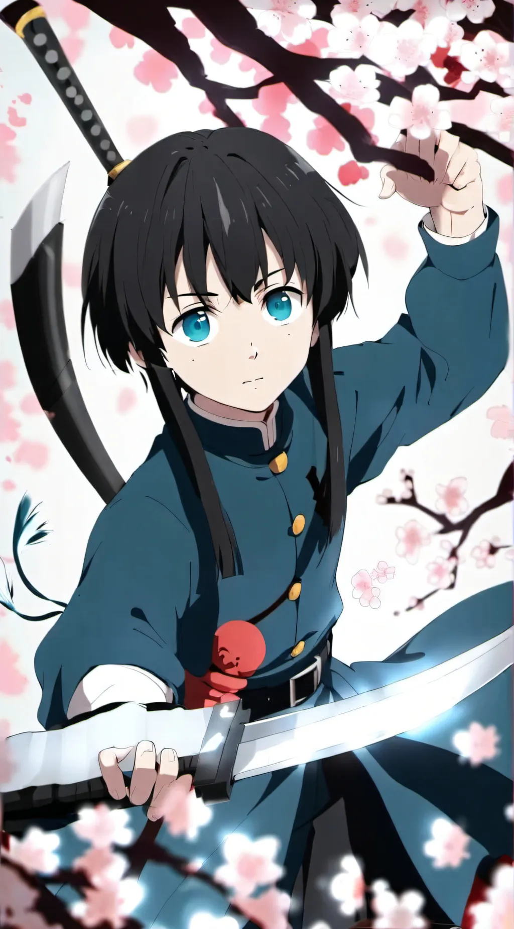 ai character: Demon slayer  background