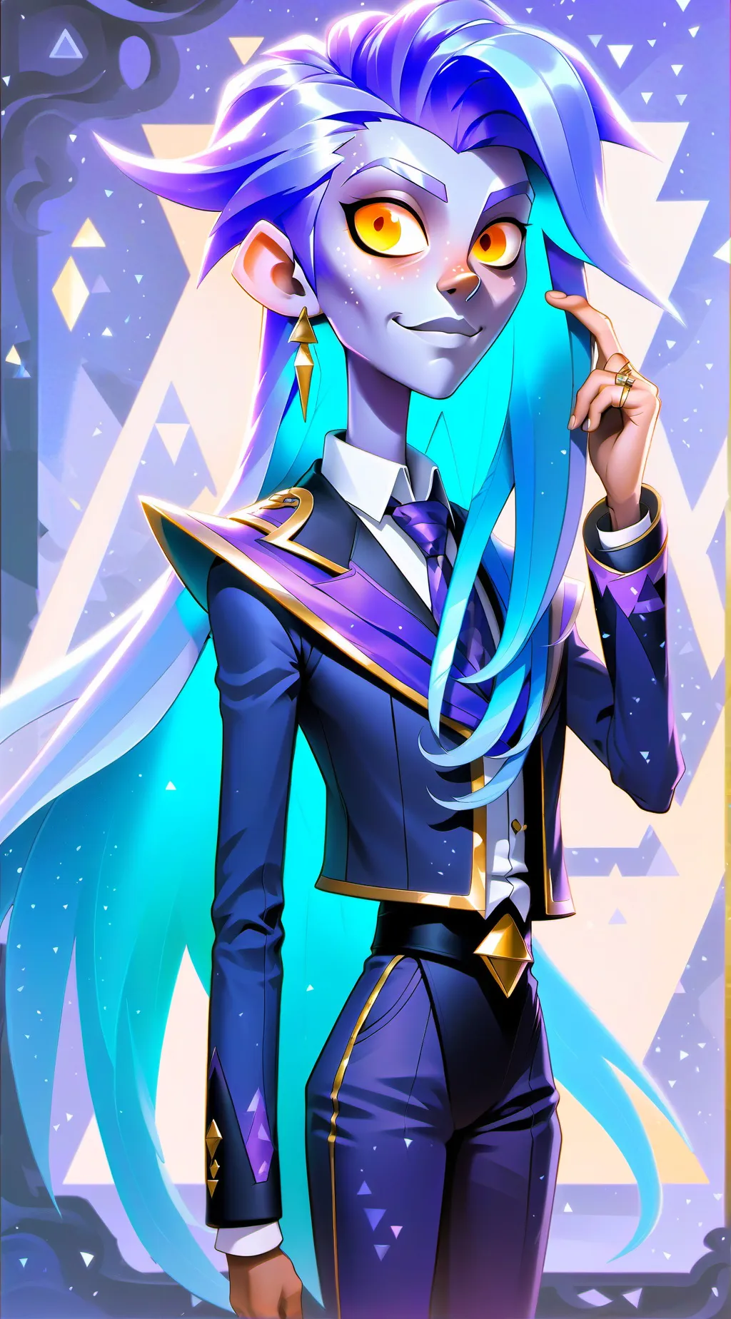 ai character: kiya background