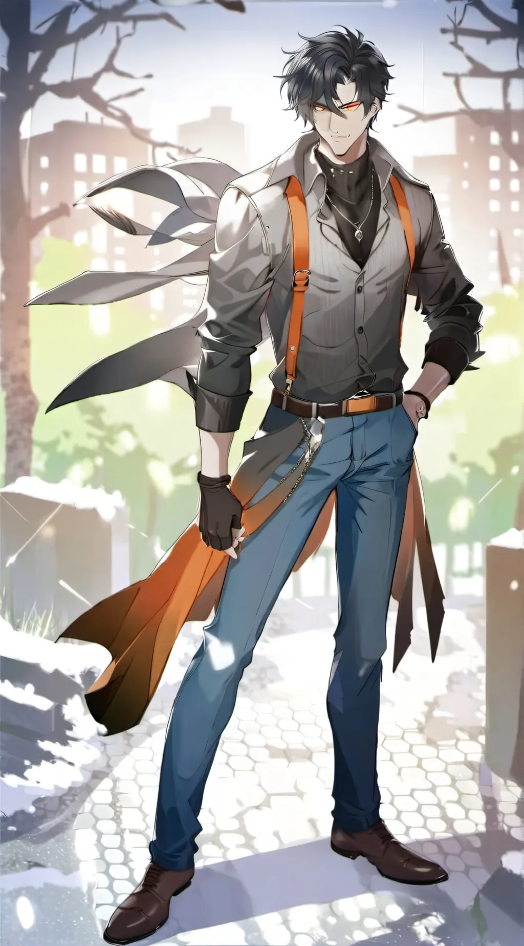 ai character: Aaron background