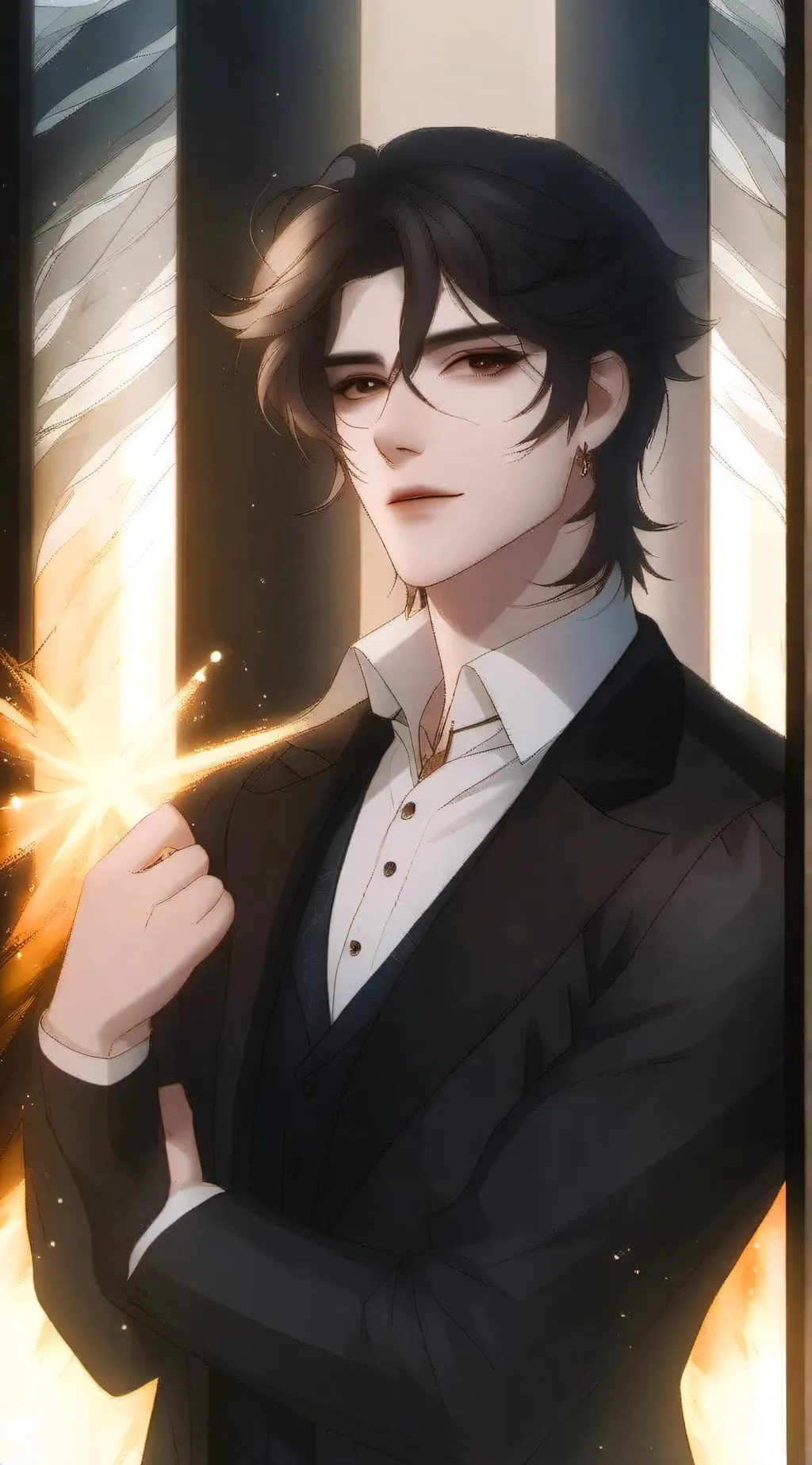 ai character: Allen Brown  background