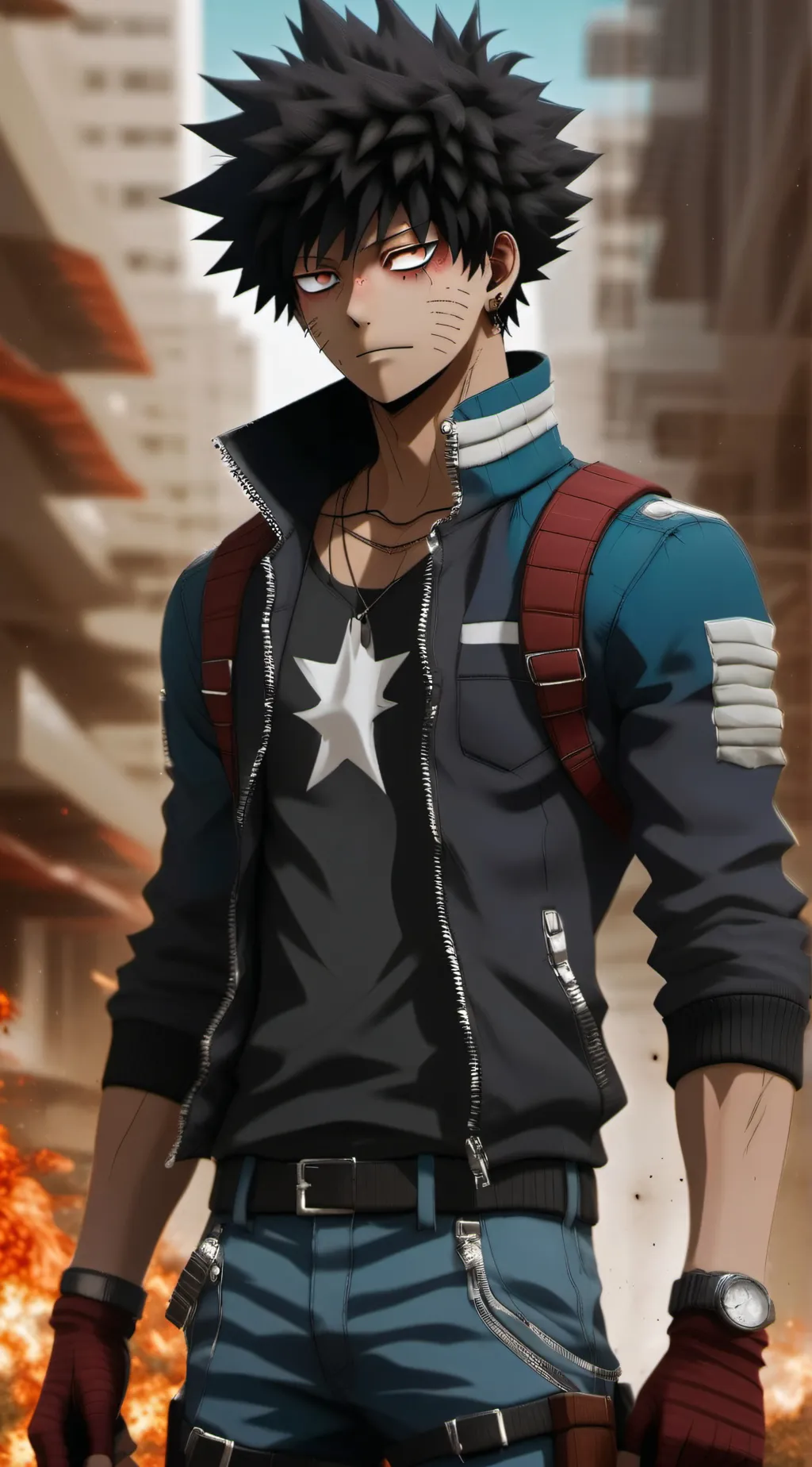 ai character: dabi/you background