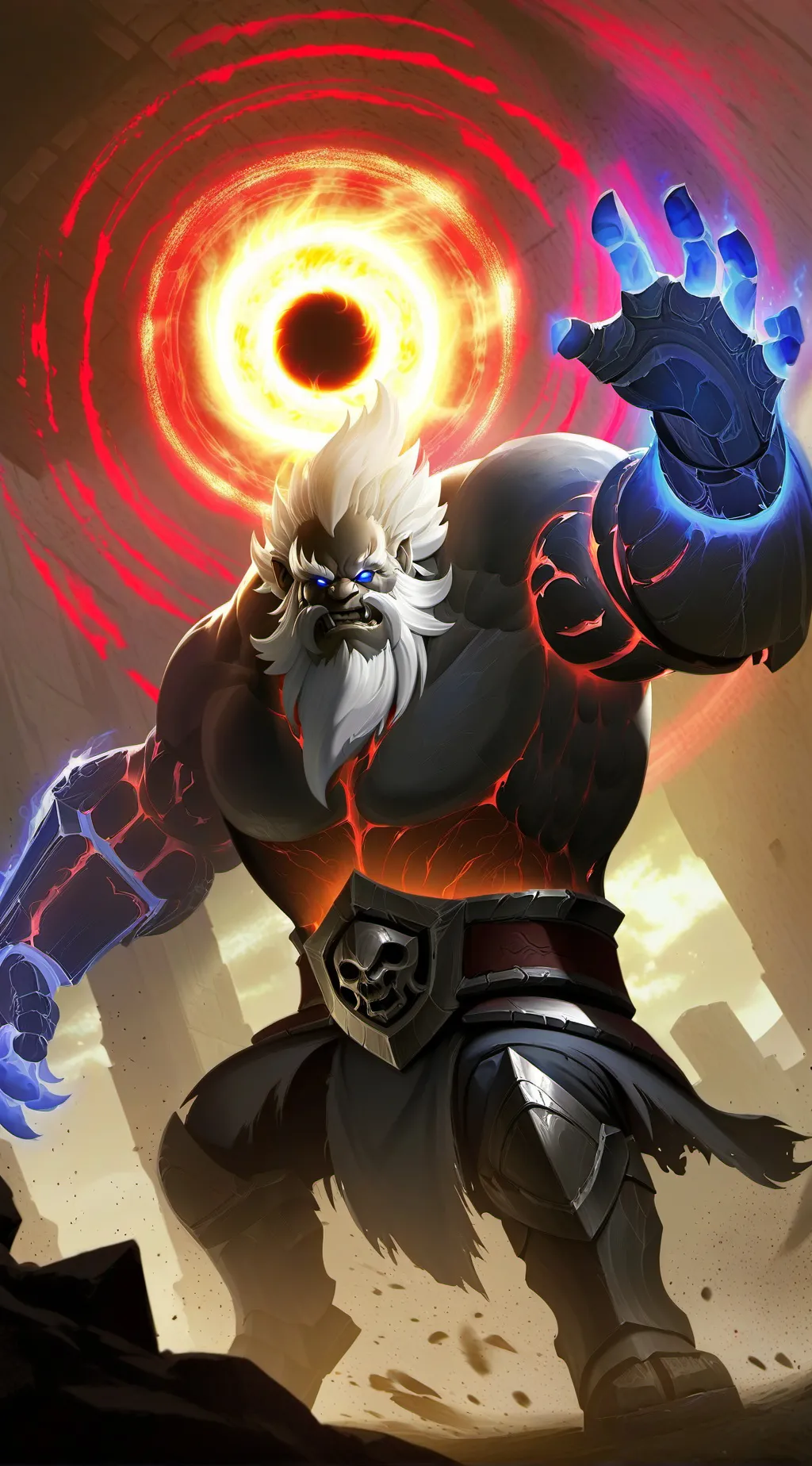 ai character: barba background