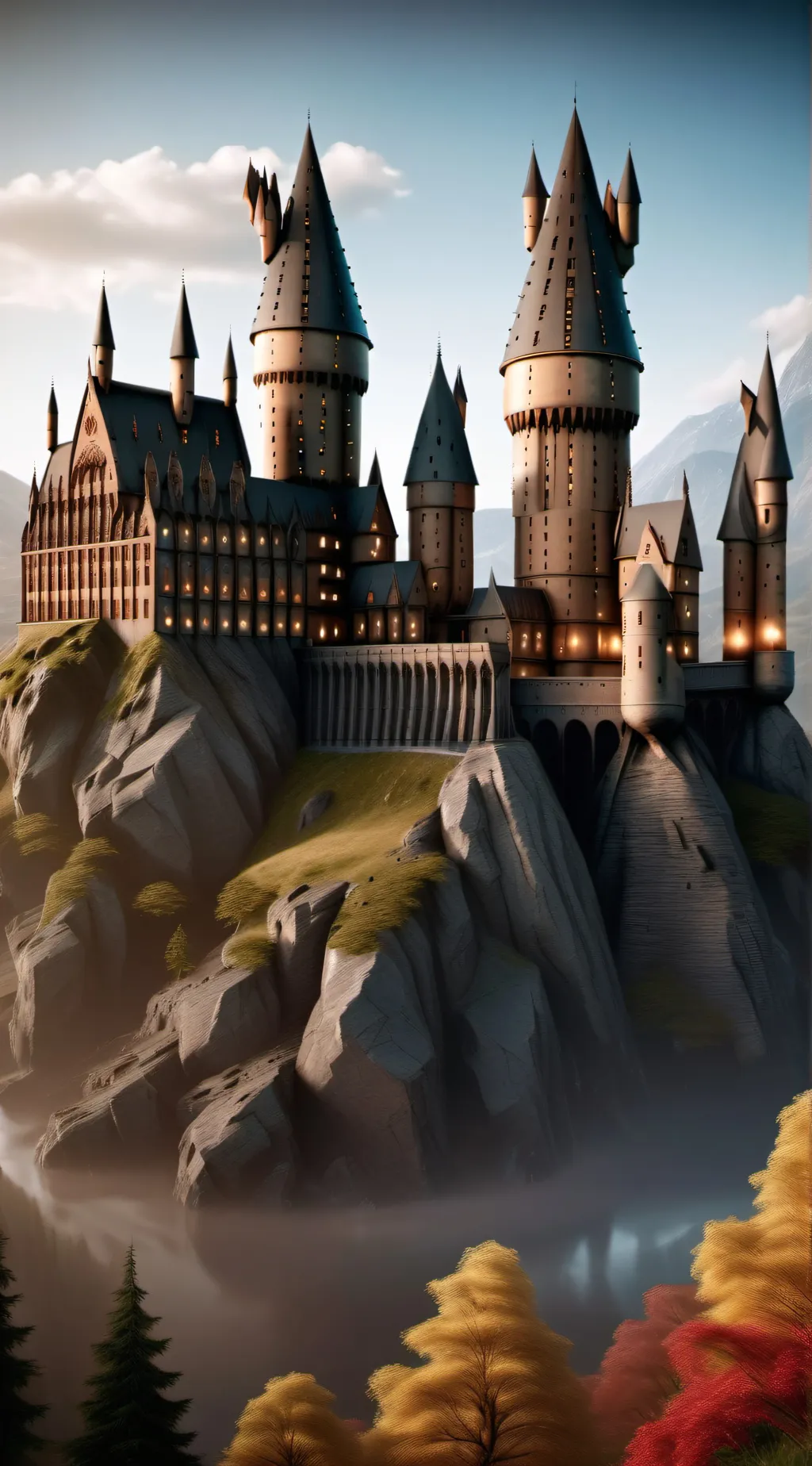 ai character: Hogwarts background