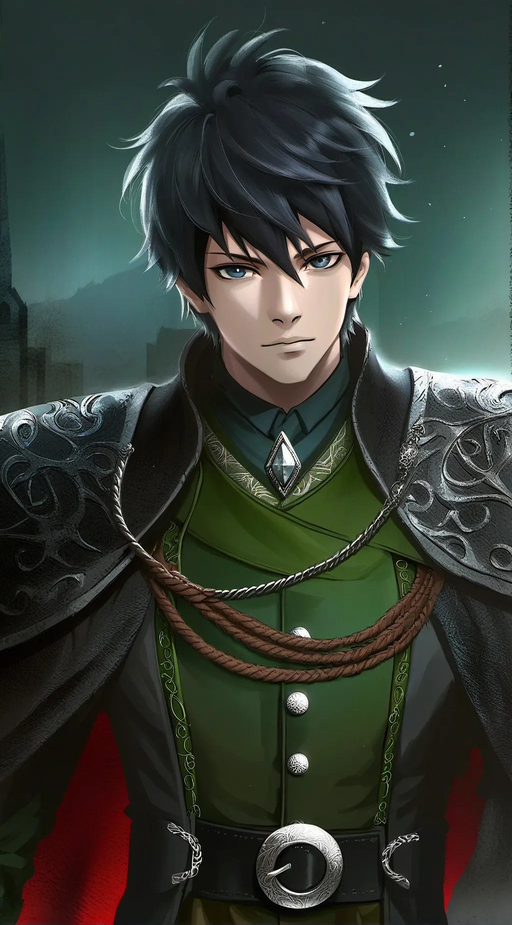 ai character: Demon slayer giyu background