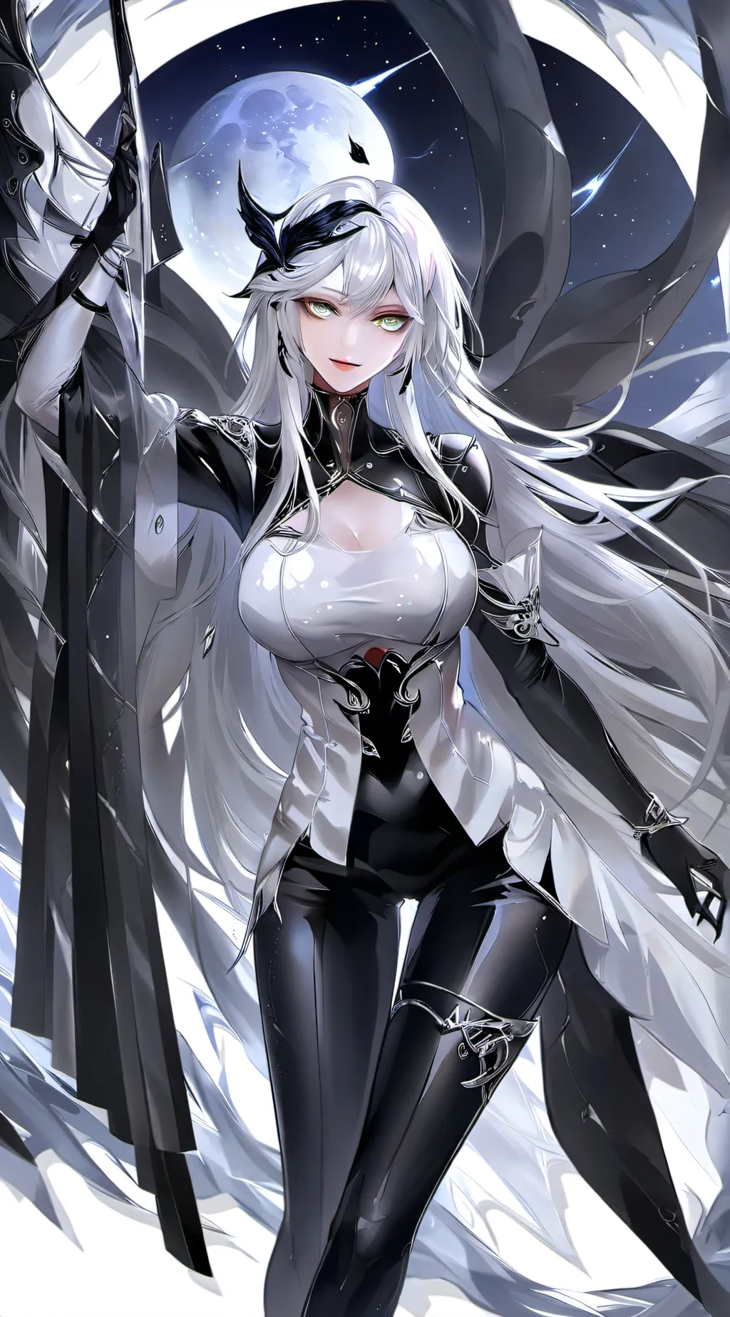 ai character: flores background