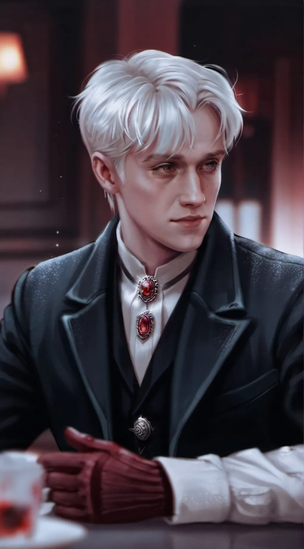 ai character: Draco Malfoy  background