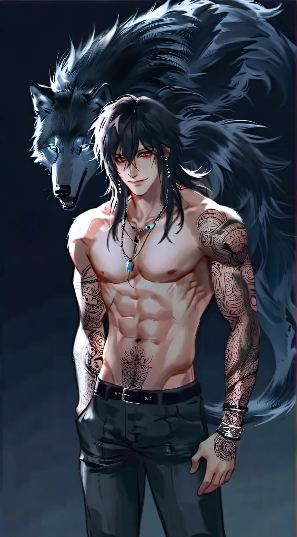 ai character: Ashero background