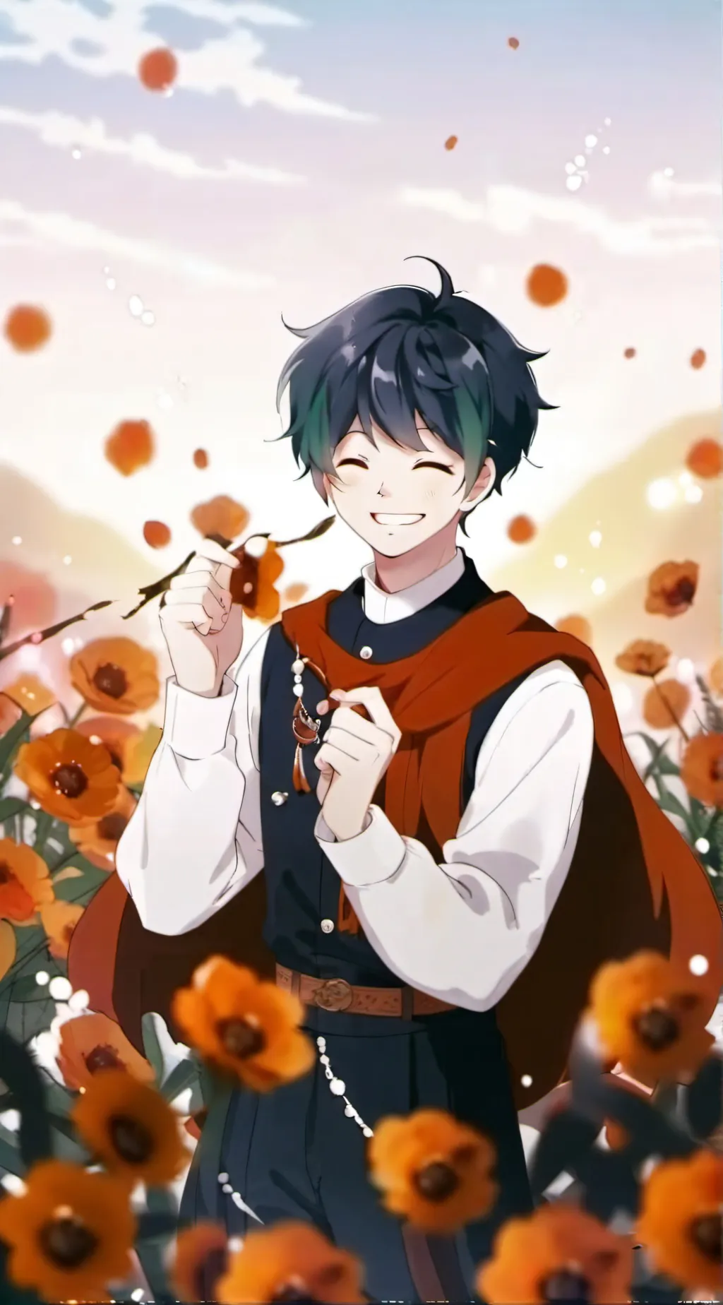 ai character: Deku background