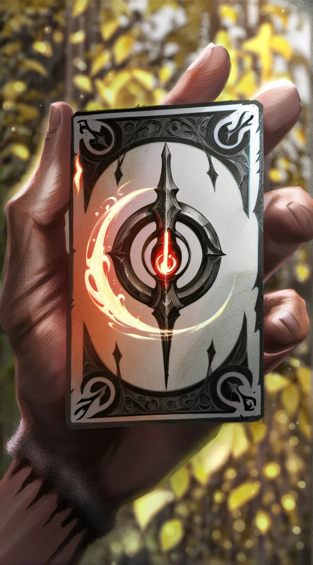 ai character: Uno Reverse Card background