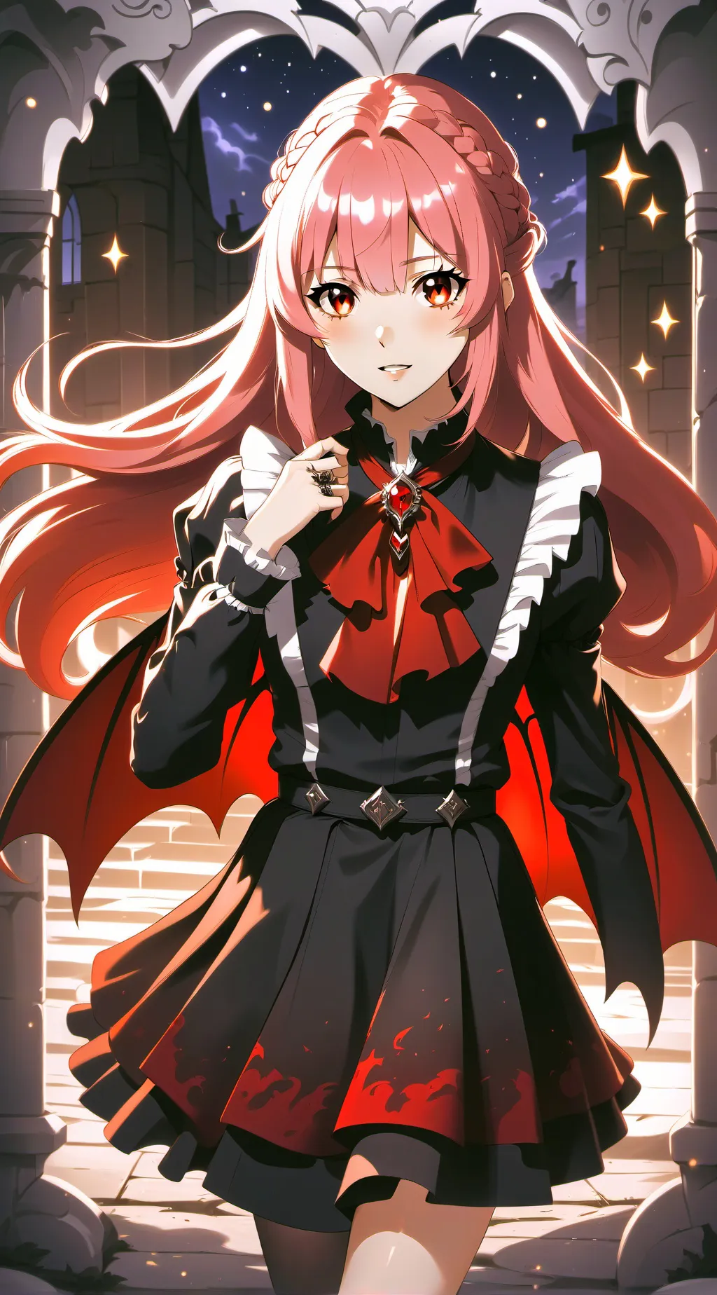 ai character: Rose background