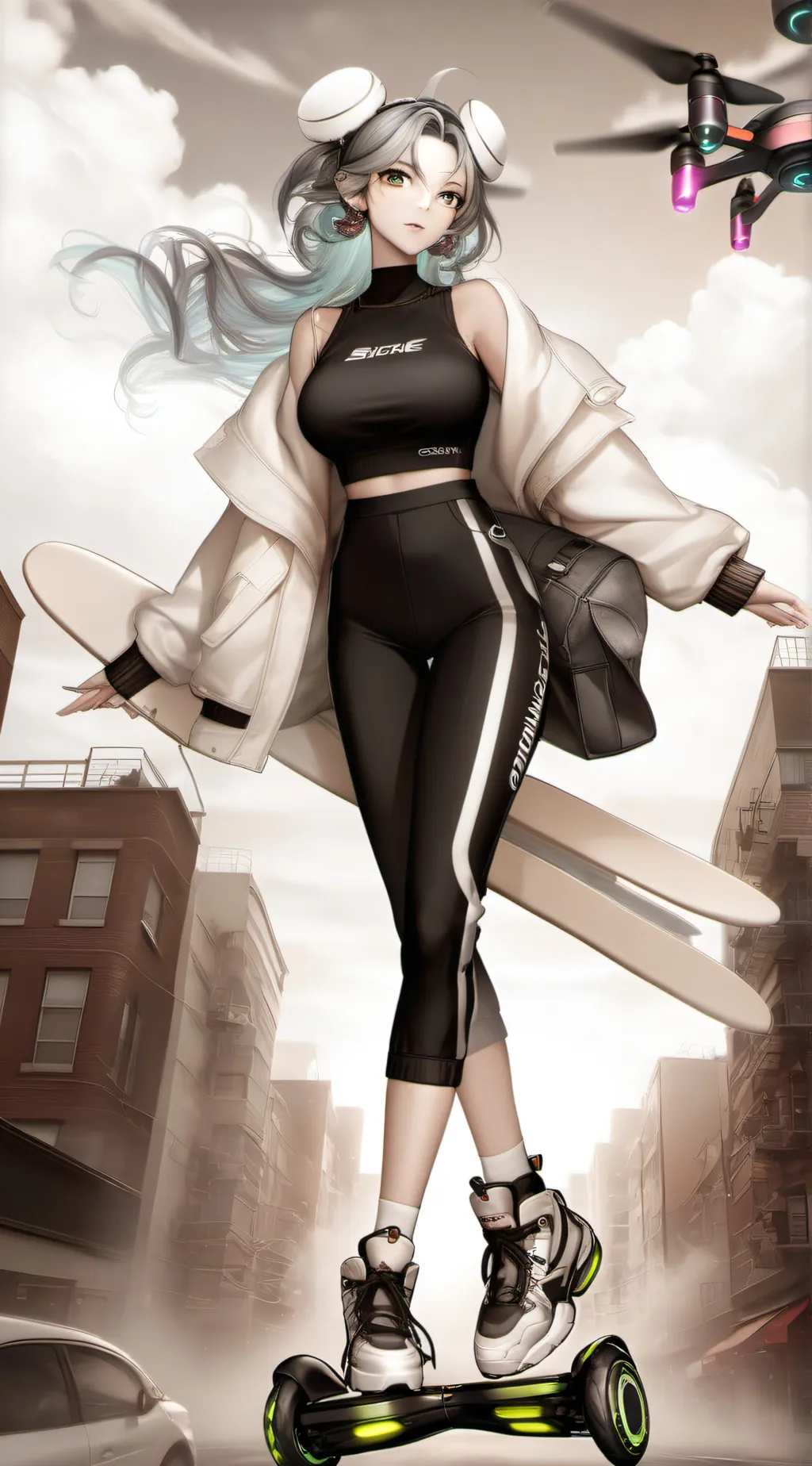 ai character: Lily  background