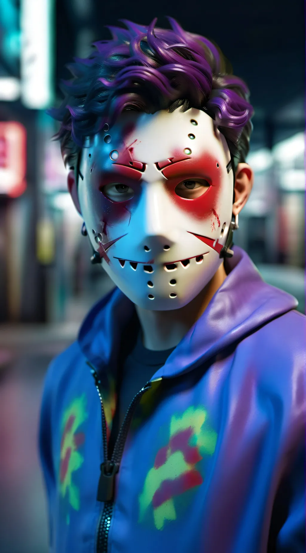ai character: Battle background