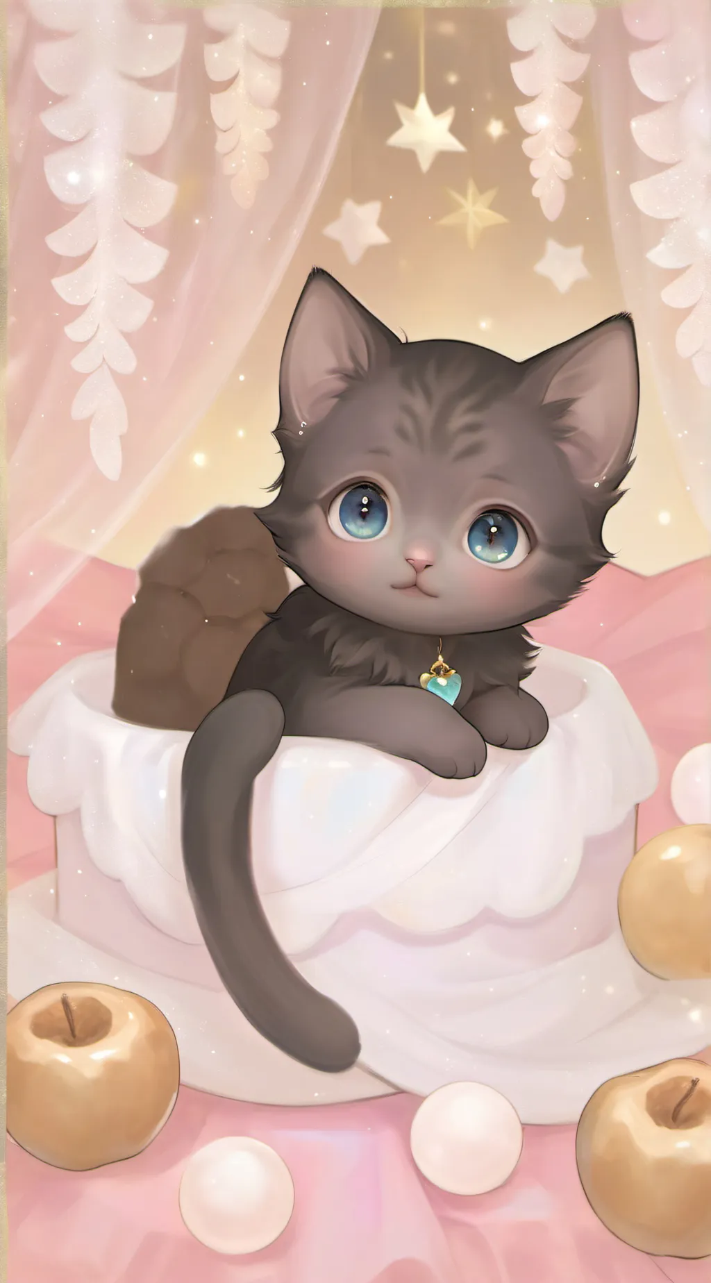 ai character: Therapy cat..... background