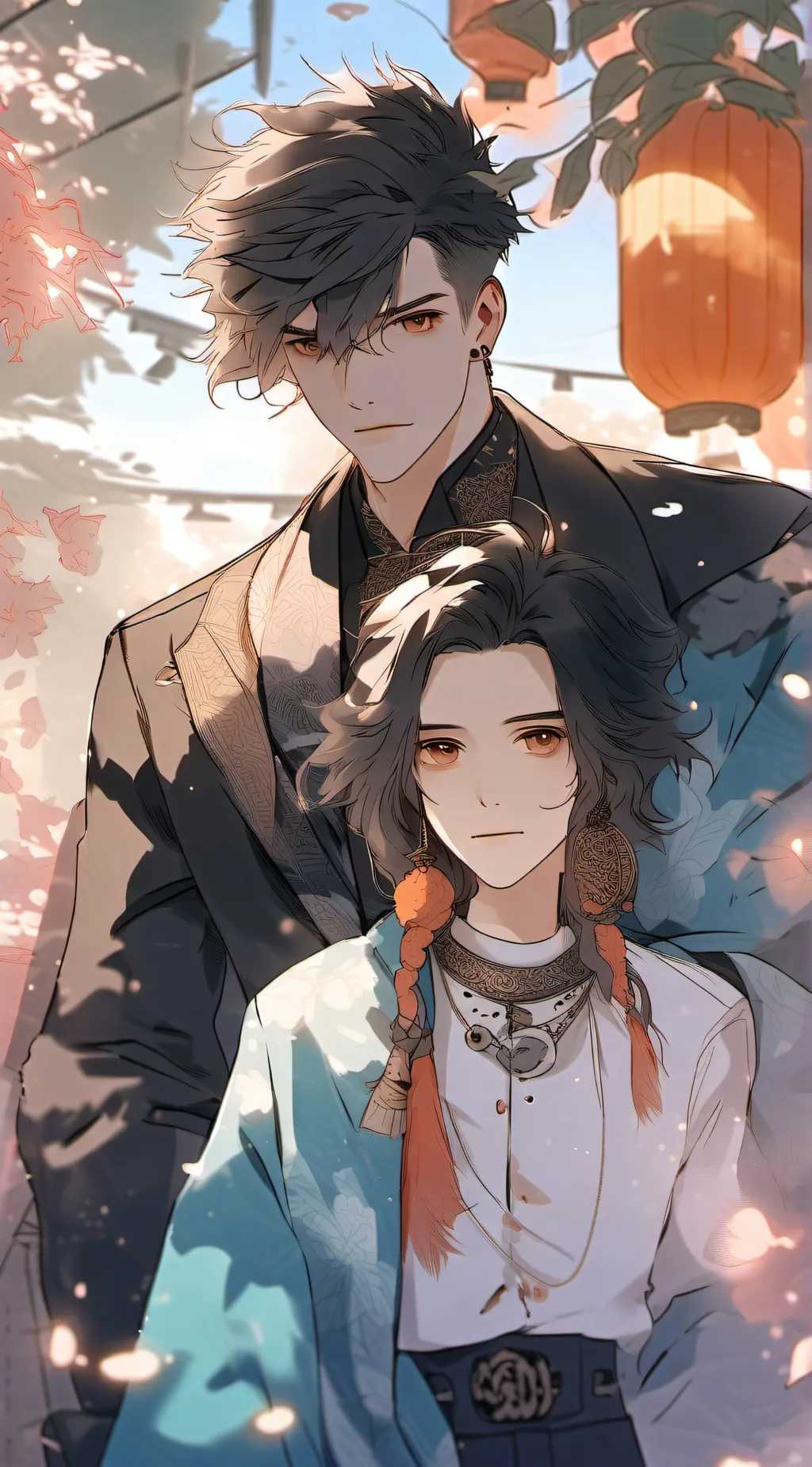ai character: Calvin and Vivin background