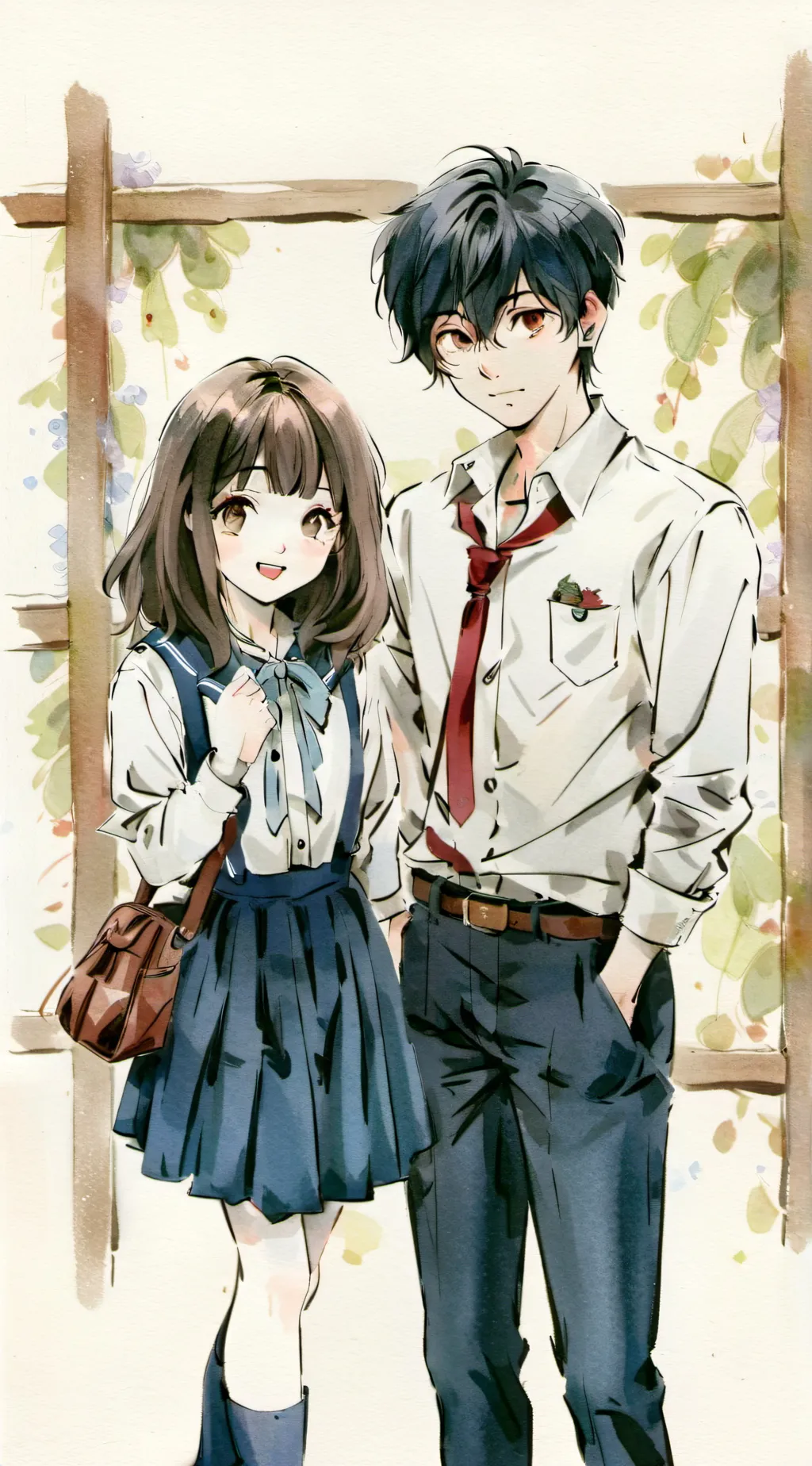 ai character: Ivy and Ethan 💕 ~ background