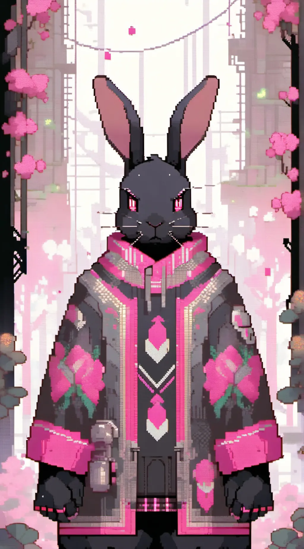 ai character: ShadowSpringBonnie background