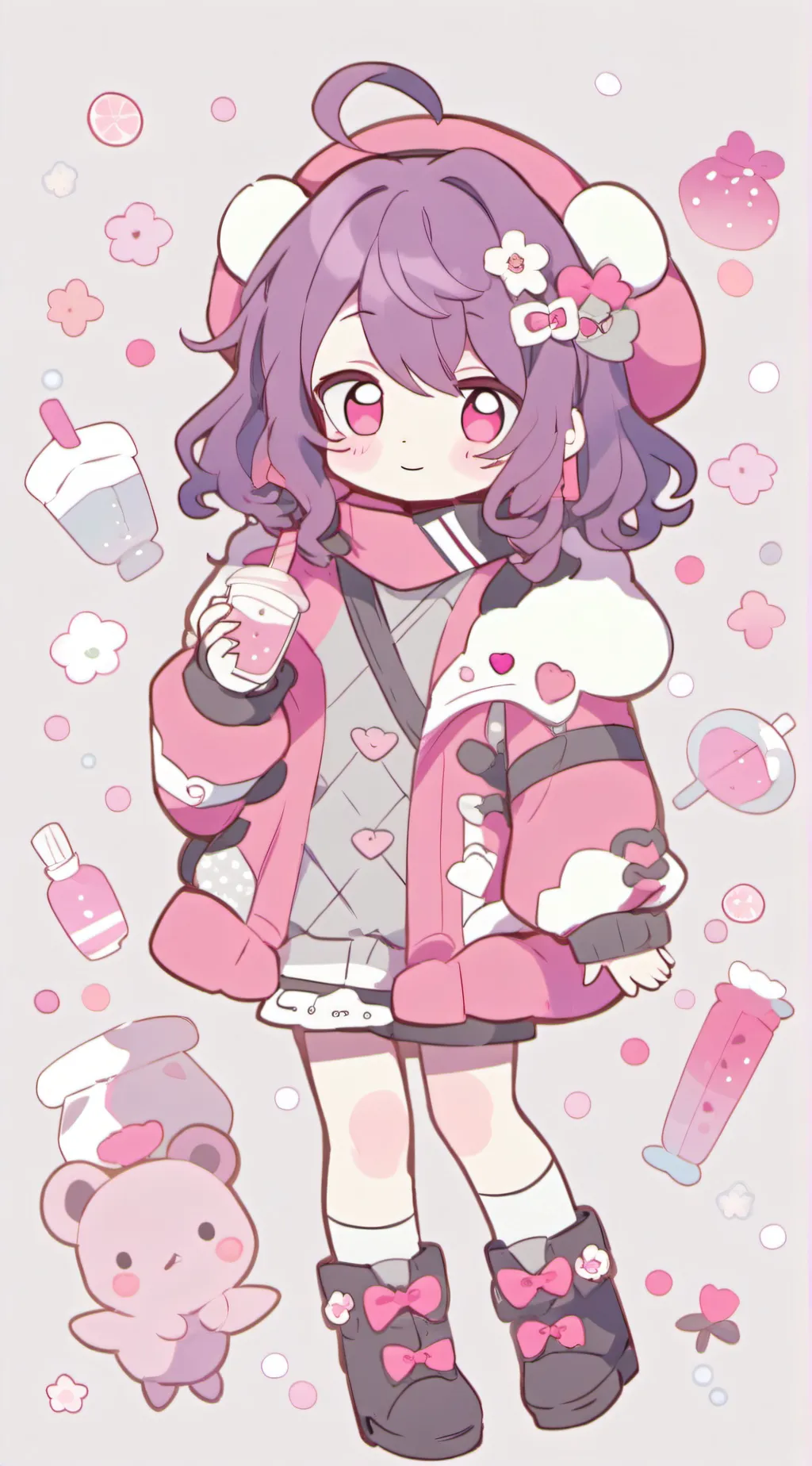 ai character: Mafuyu and Kanade  background