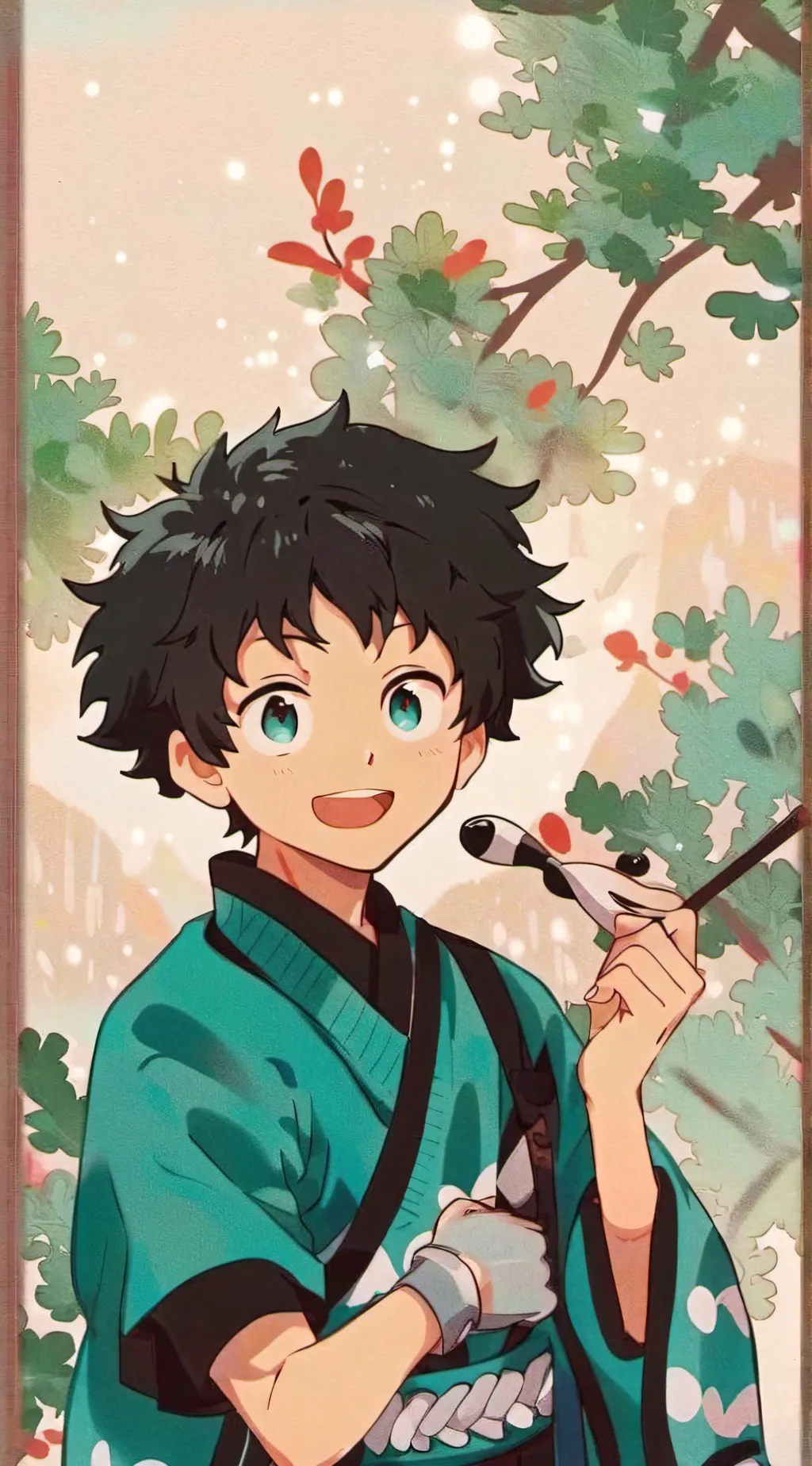 ai character: deku background