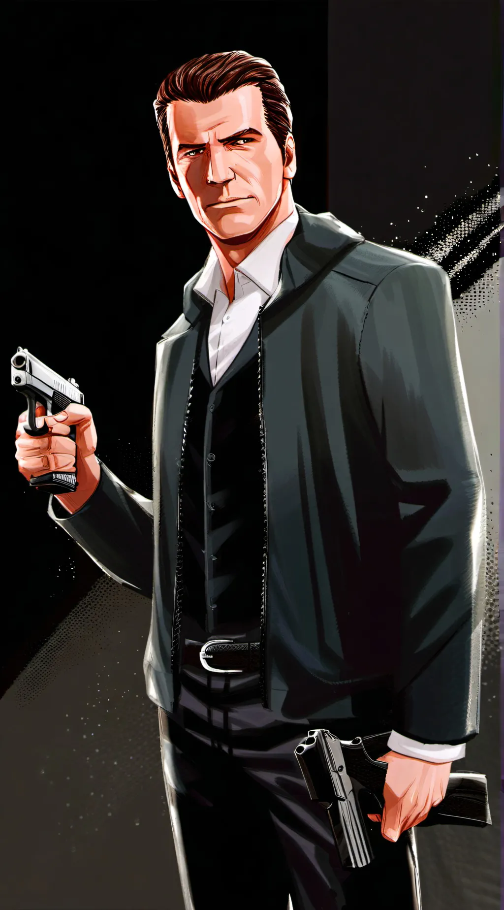 ai character: Michael (GTA V) background